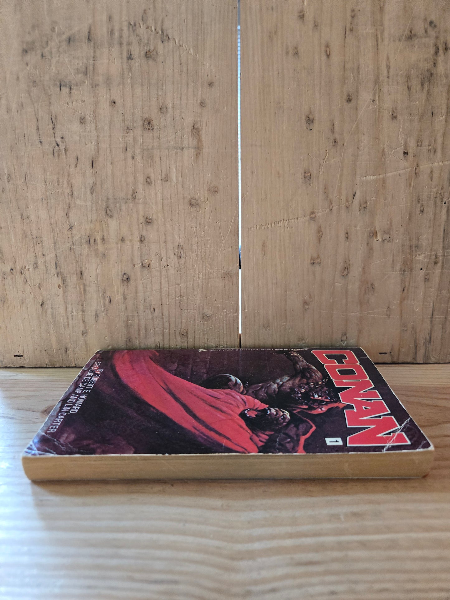 Conan // Robert E. Howard, L. Sprague de Camp, and Lin Carter // 1984 // Vintage Paperback Fantasy Ex-Library