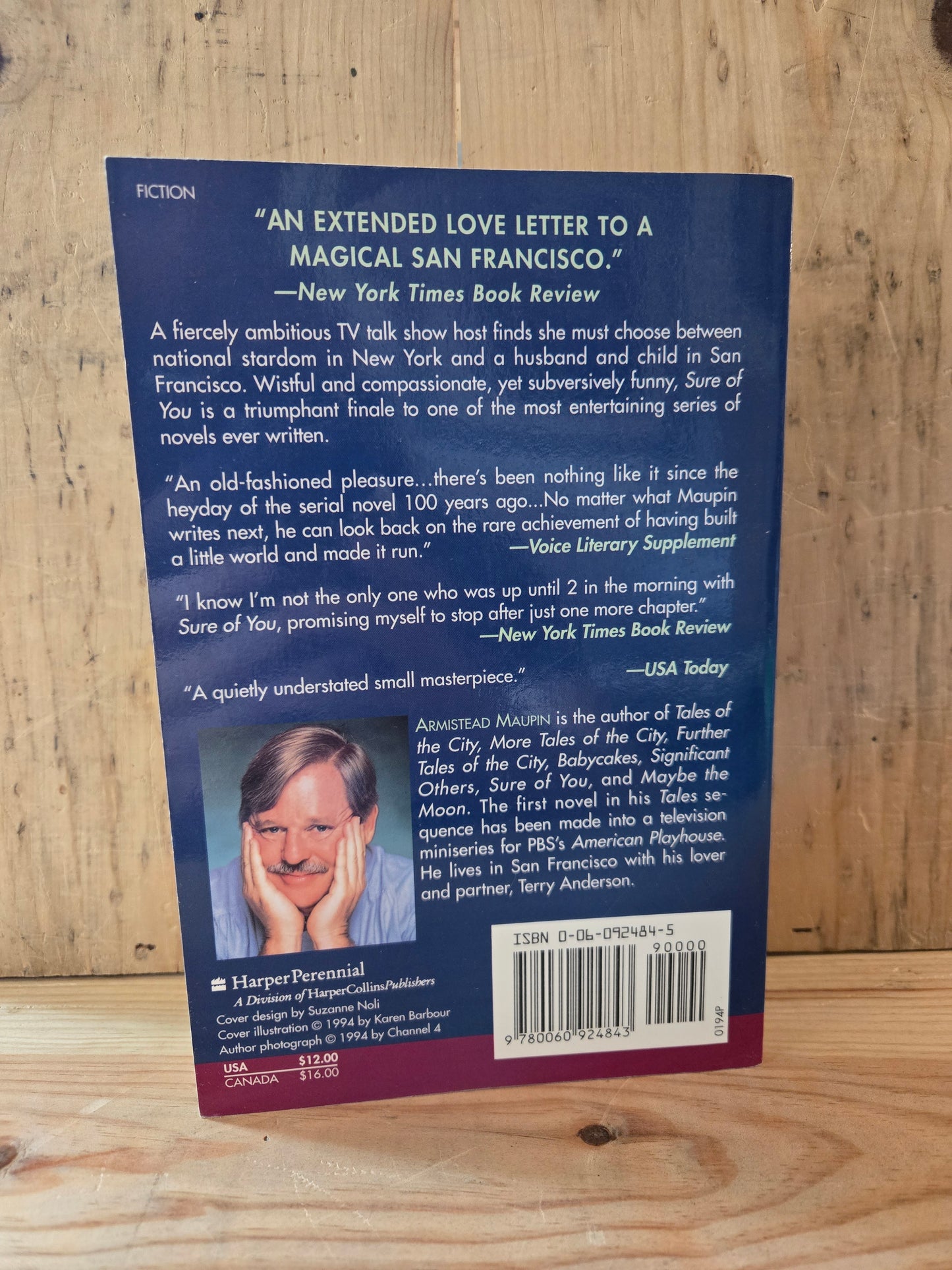 Sure of You // Armistead Maupin // 1994 // Vintage Paperback