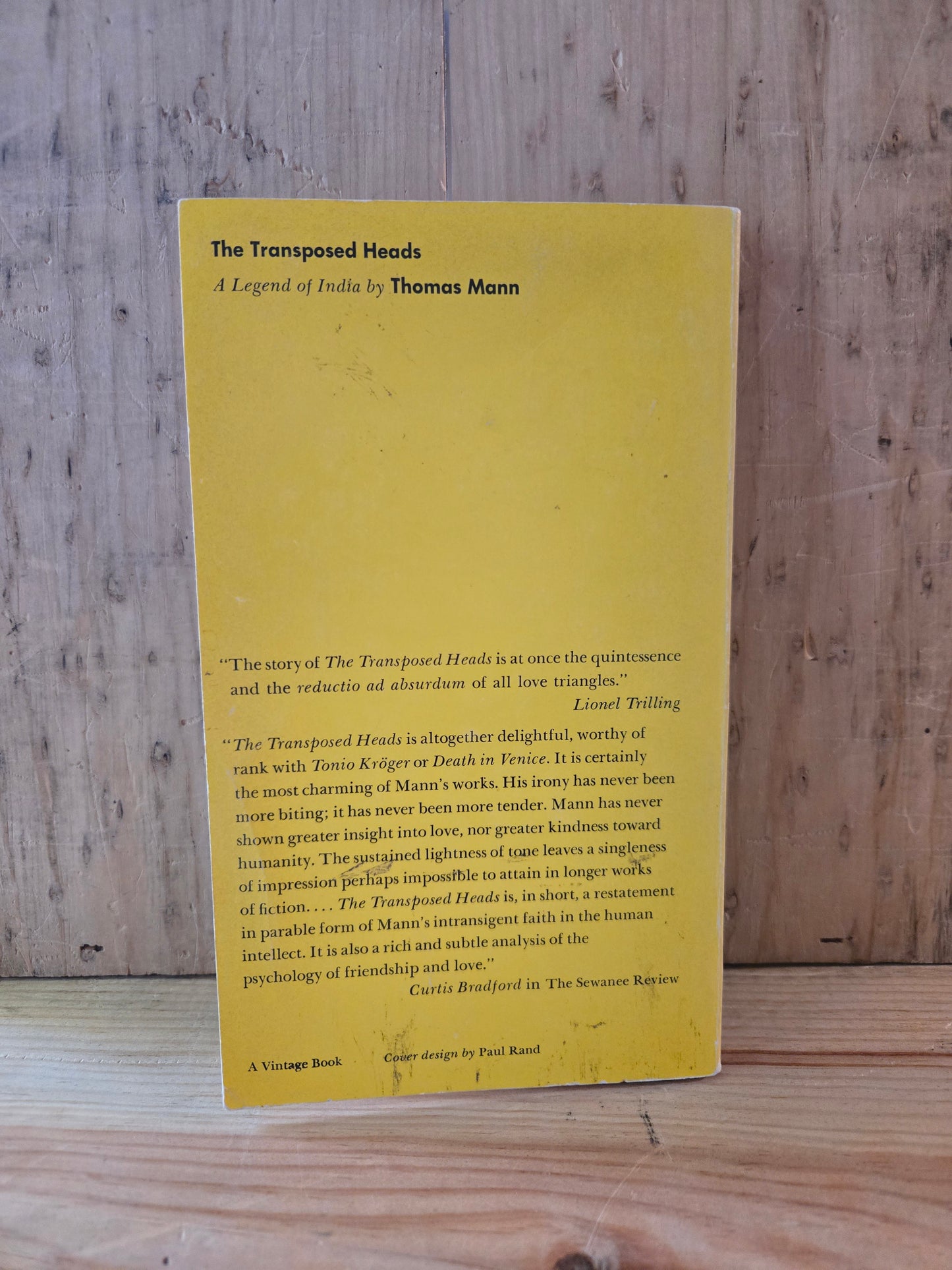 The Transposed Heads // Thomas Mann // 1969 // Vintage Paperback