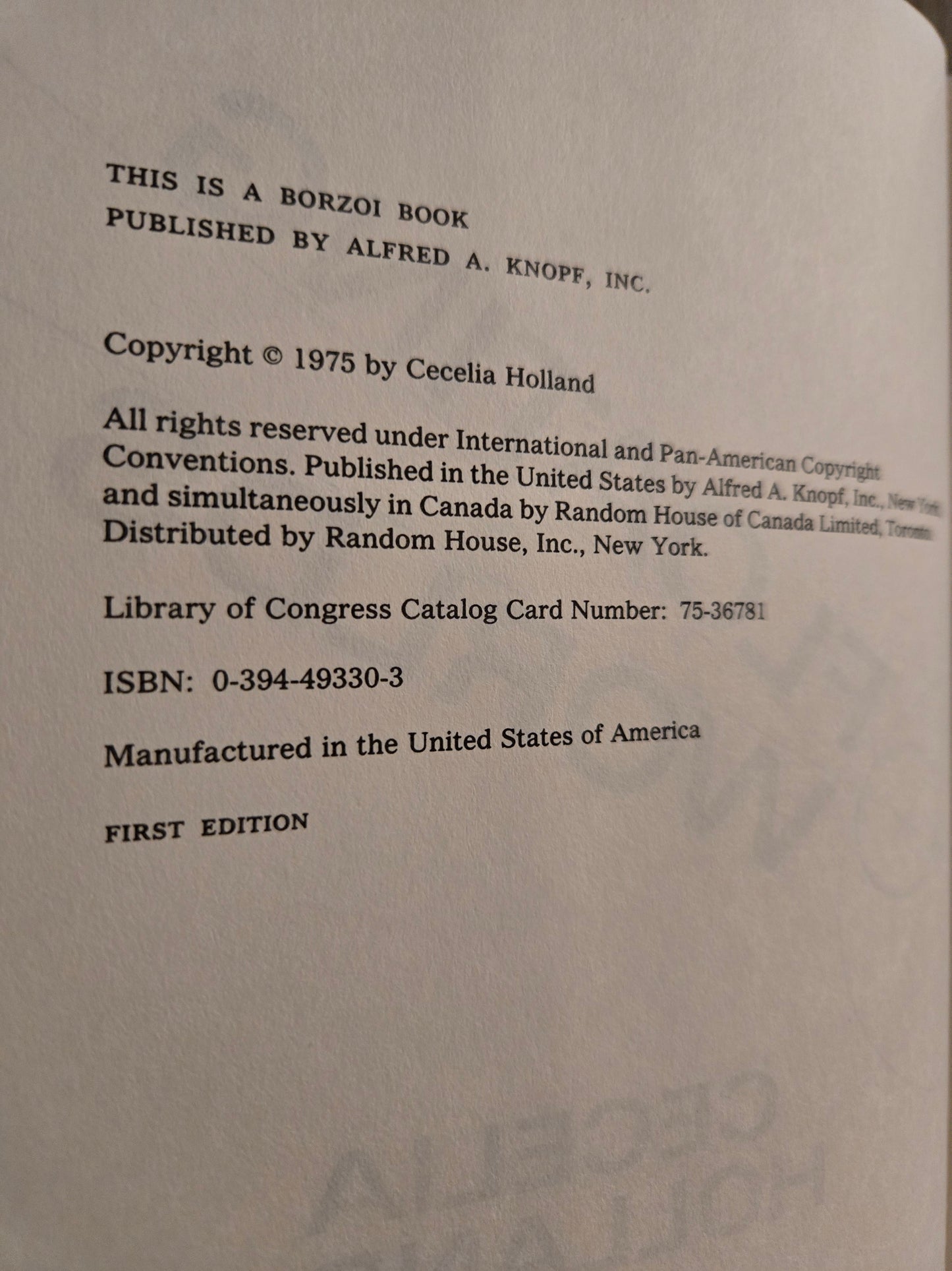 Floating Worlds // Cecelia Holland // 1st Edition 1975 // Vintage Hardcover Sci-fi
