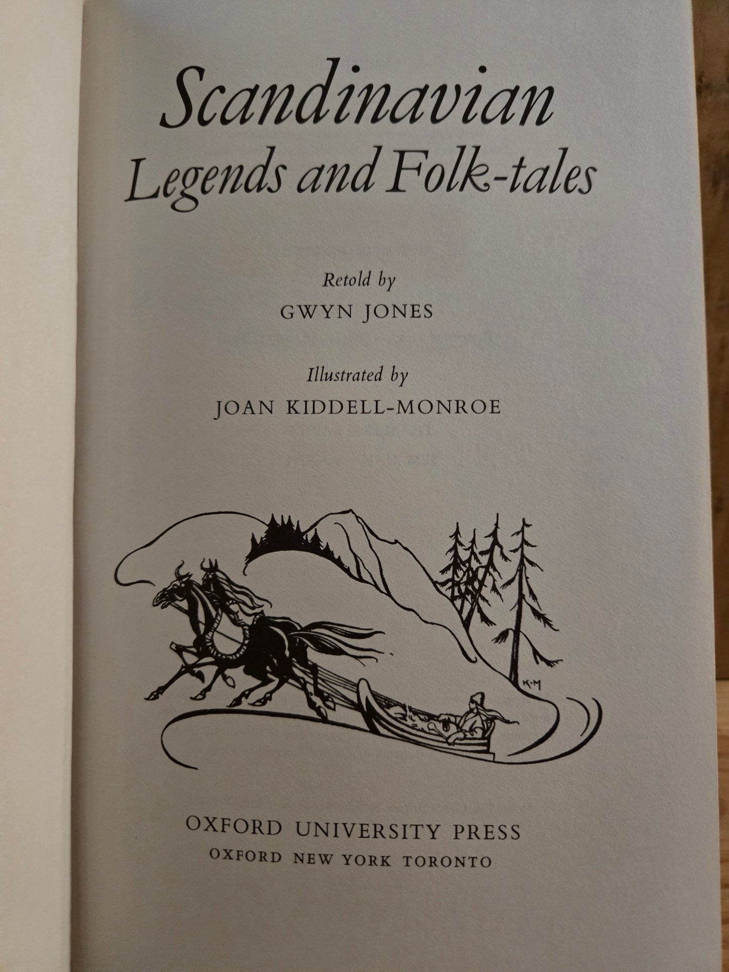 Scandinavian Legends and Folk-tales // Retold by Gwyn Jones // 1979 // Vintage Hardcover Mythology