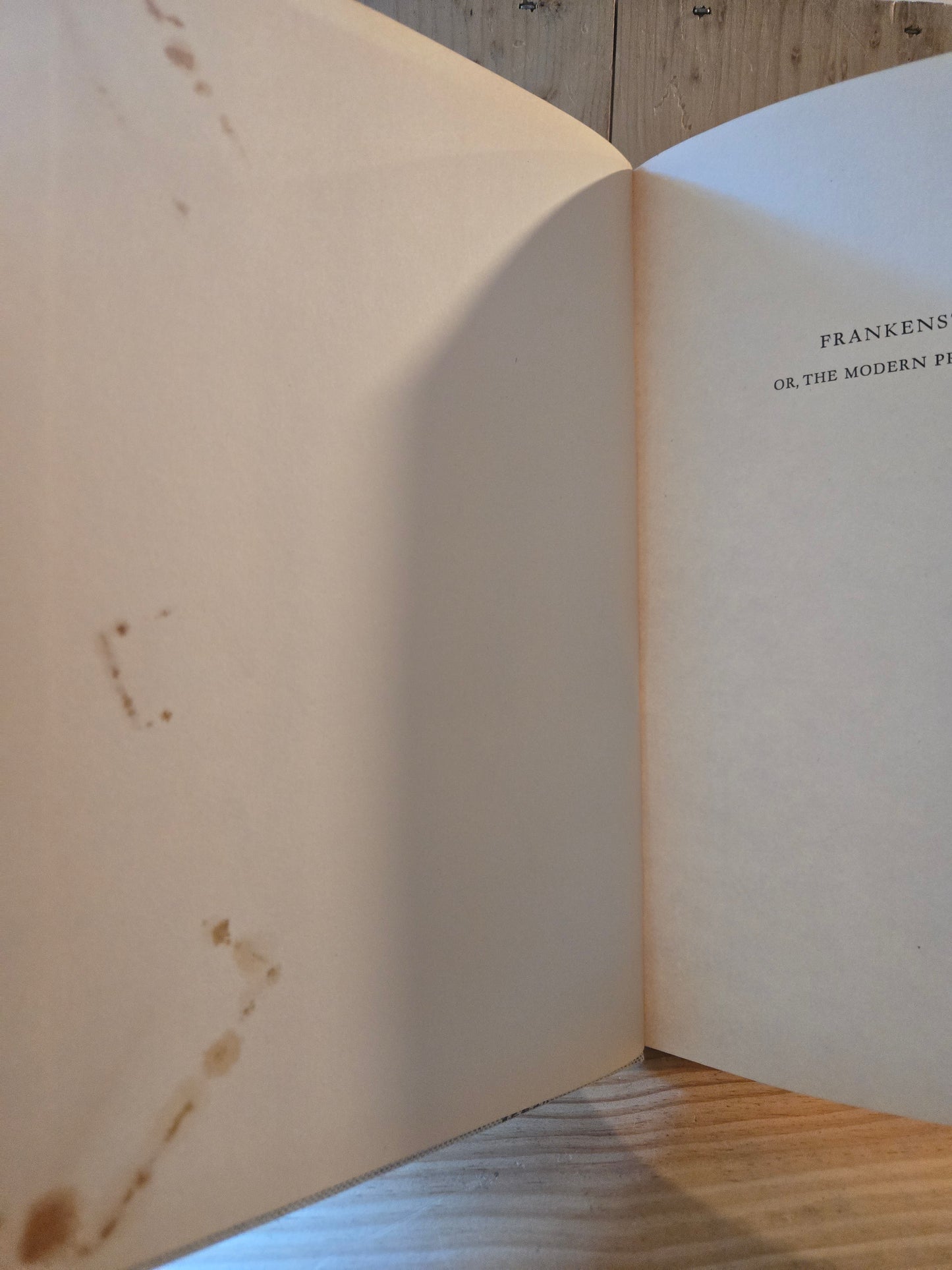 Frankenstein, or The Modern Prometheus // Mary Shelley // 1934 // Vintage Hardcover