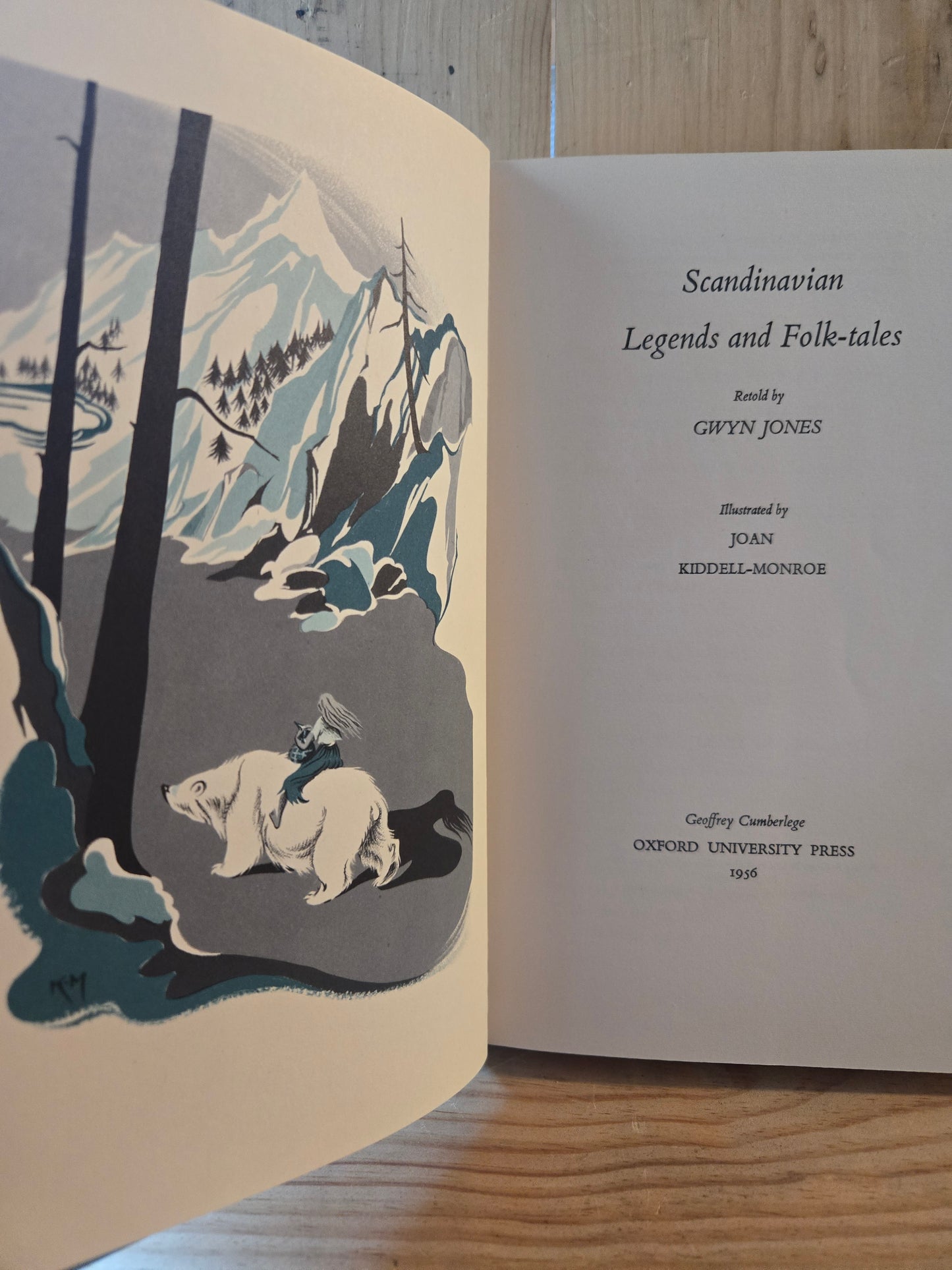 Scandinavian Legends and Folk-tales // Retold by Gwyn Jones // 1956 // Vintage Hardcover Mythology