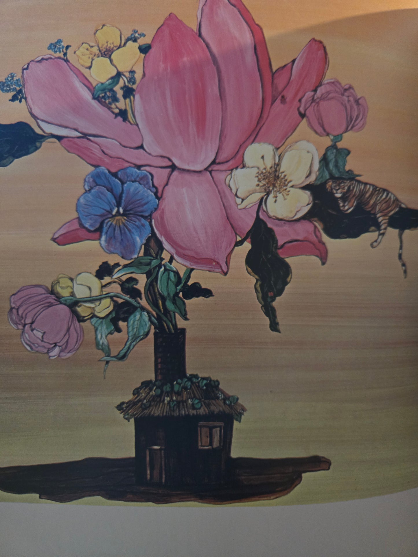 Tiger Flower // Robert Vavra and Fleur Cowles // 1969 // Vintage Hardcover Art Illustrations Book