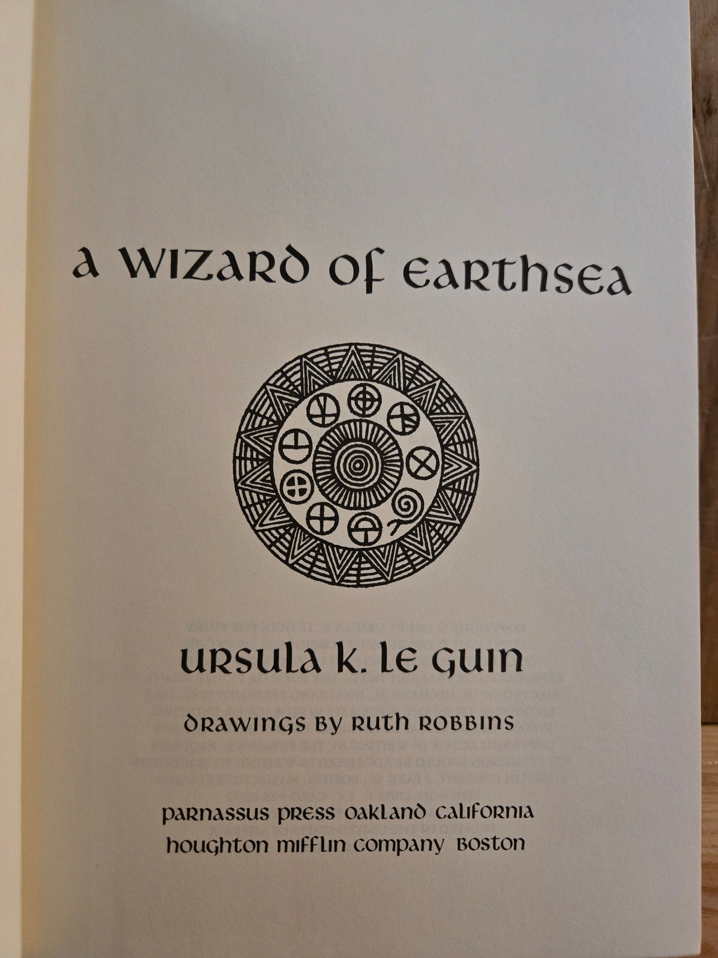 A Wizard of Earthsea // Ursula K. Le Guin // 1970s // Vintage Hardcover Fantasy Drawings by Ruth Robbins