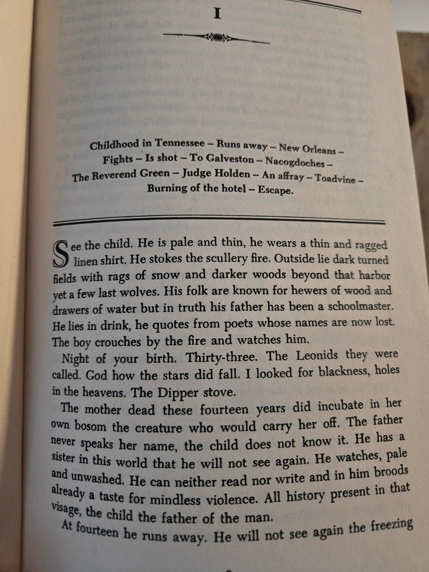 Blood Meridian or the Evening Redness in the West // Cormac McCarthy // 1st Vintage International Edition 1992 // Vintage Paperback