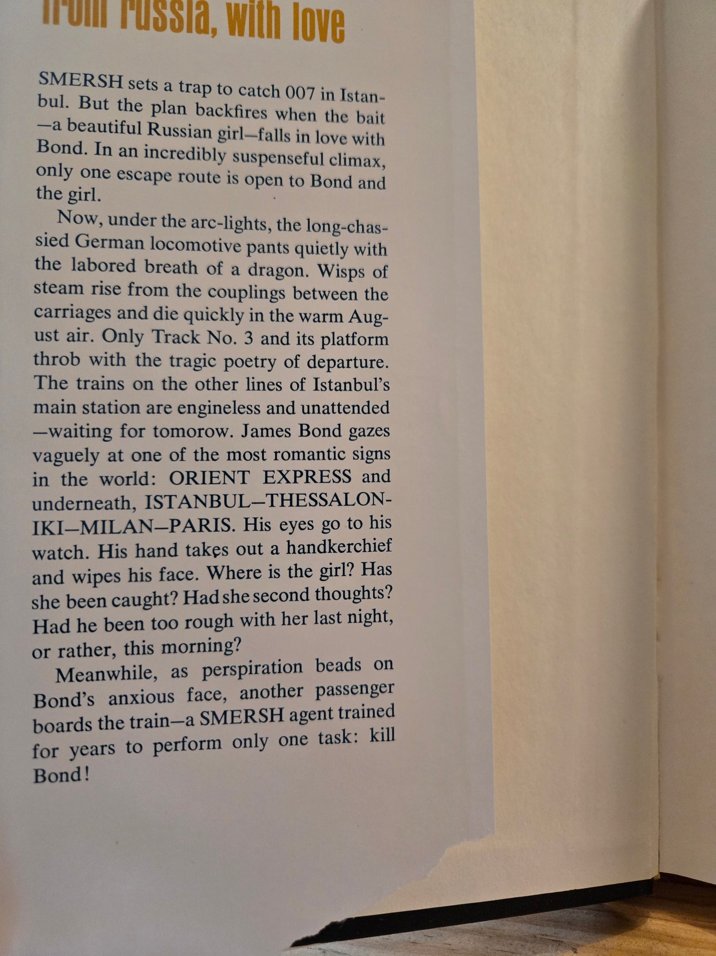 From Russia, with Love // Ian Fleming // Book Club Edition 1960s // Vintage Hardcover James Bond