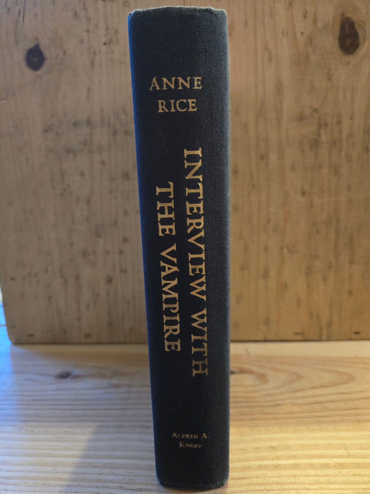 Interview with the Vampire // Anne Rice // 1st Edition 1st Printing 1976 // Vintage Hardcover Horror Thriller