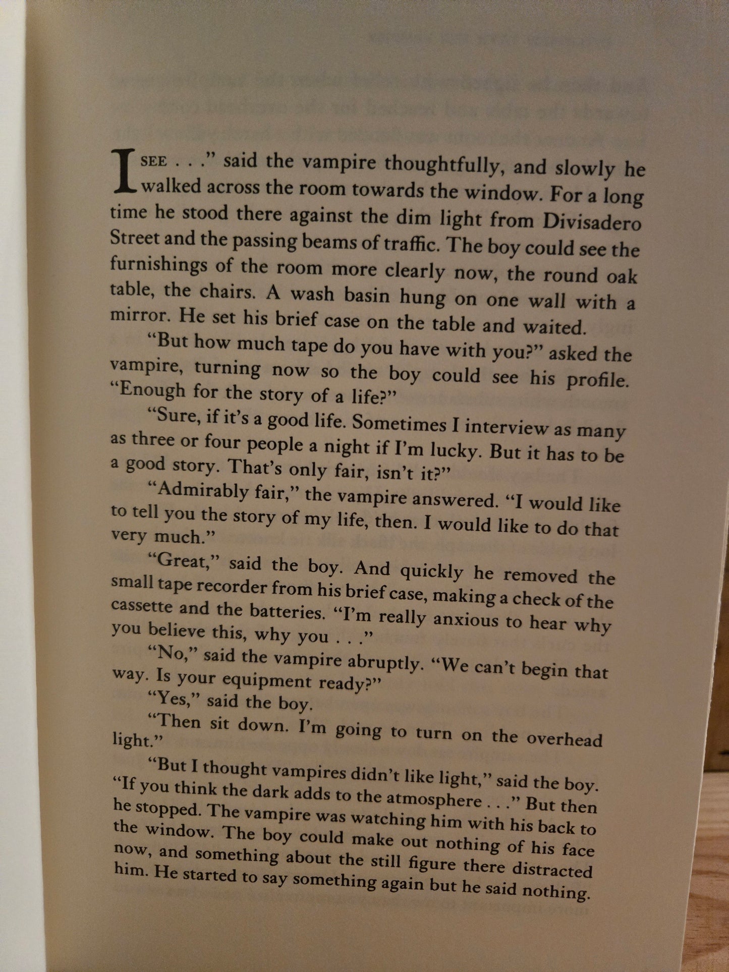 Interview with the Vampire // Anne Rice // 1st Edition 1st Printing 1976 // Vintage Hardcover Horror Thriller