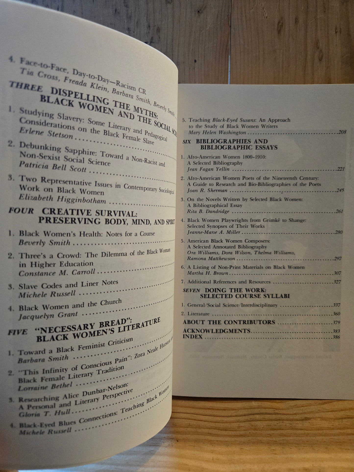 But Some of Us Are Brave: Black Women's Studies // Edited by Gloria T. Hull // 1st Paperback Edition 3rd Printing 1982 // Vintage Paperback