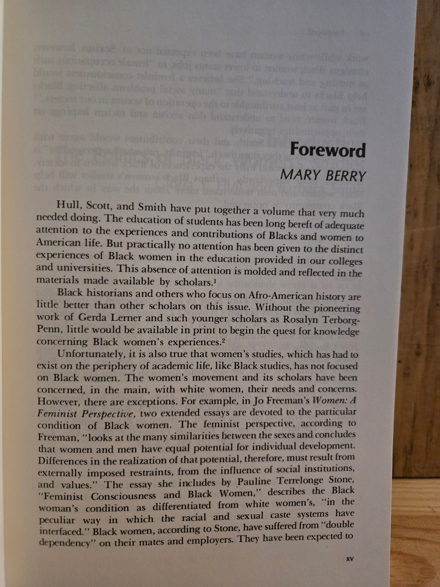 But Some of Us Are Brave: Black Women's Studies // Edited by Gloria T. Hull // 1st Paperback Edition 3rd Printing 1982 // Vintage Paperback