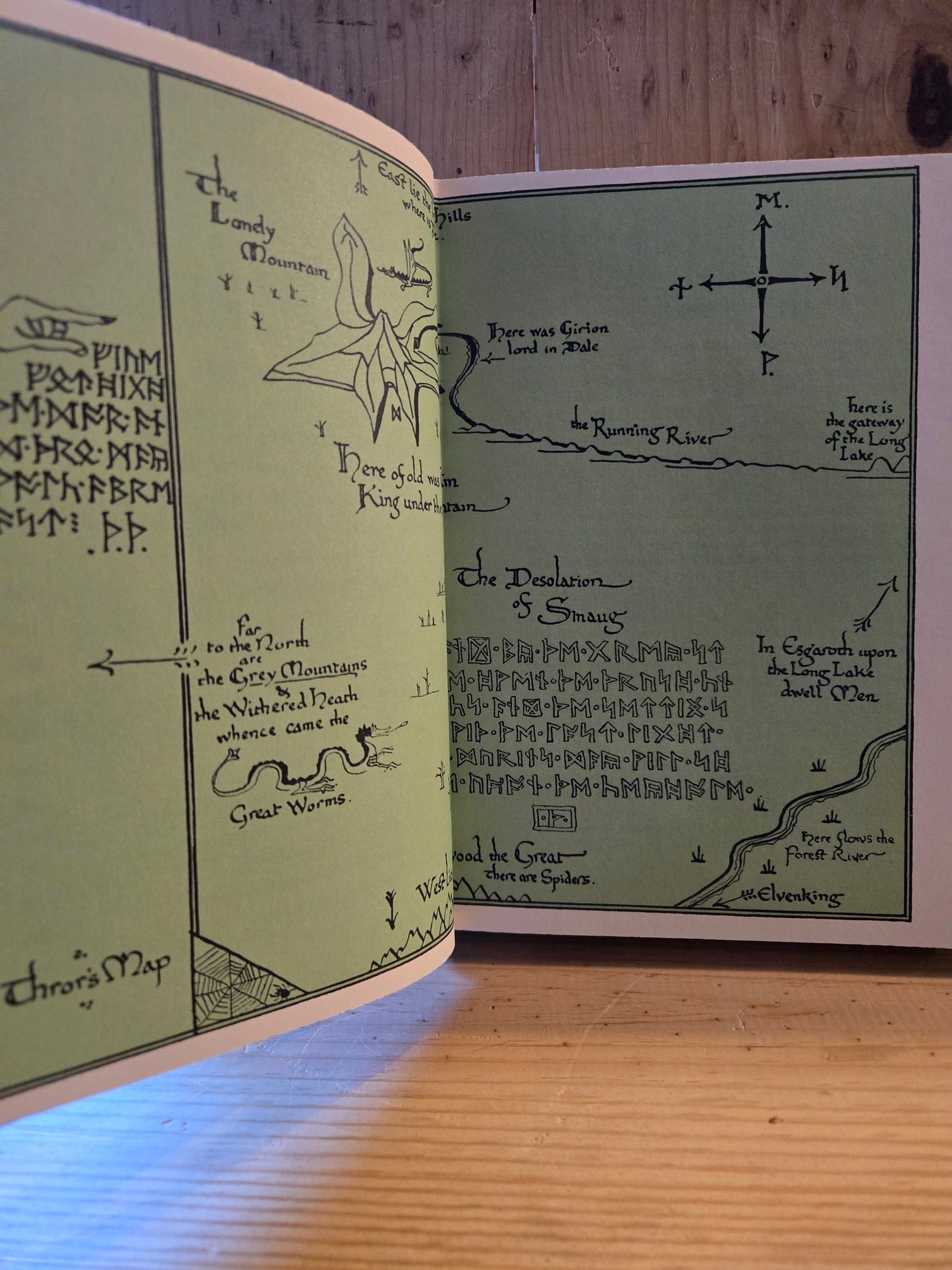 The Hobbit // J.R.R. Tolkien // 3rd Printing Thus 1966 Edition // Vintage Hardcover Fantasy with Slipcase