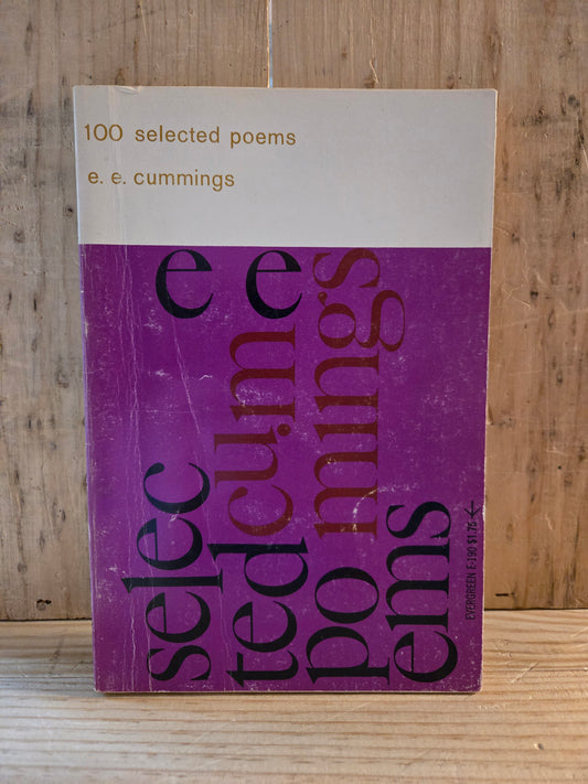100 Selected Poems // e.e. cummings // 1960s // Vintage Paperback Poetry