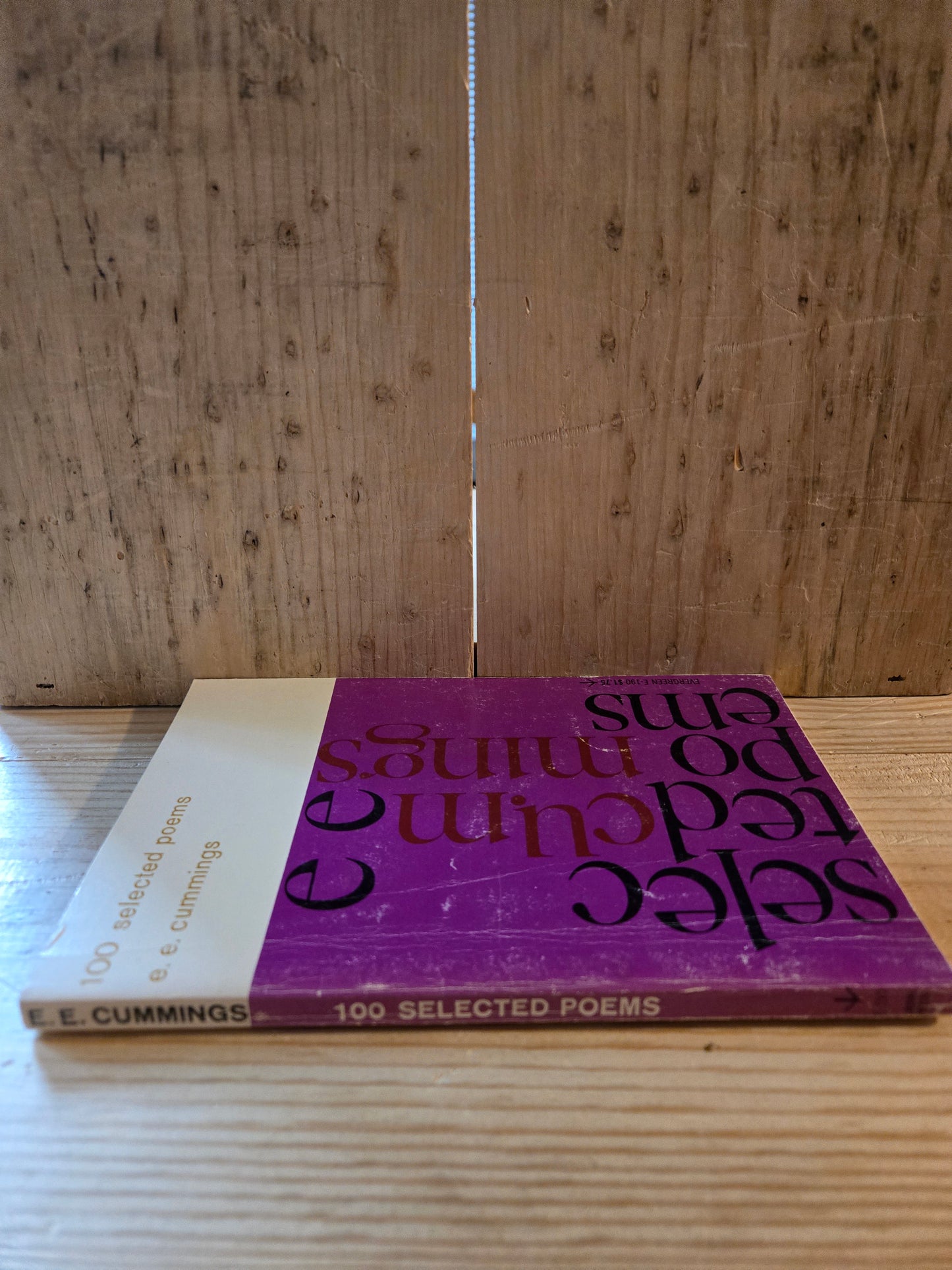 100 Selected Poems // e.e. cummings // 1960s // Vintage Paperback Poetry