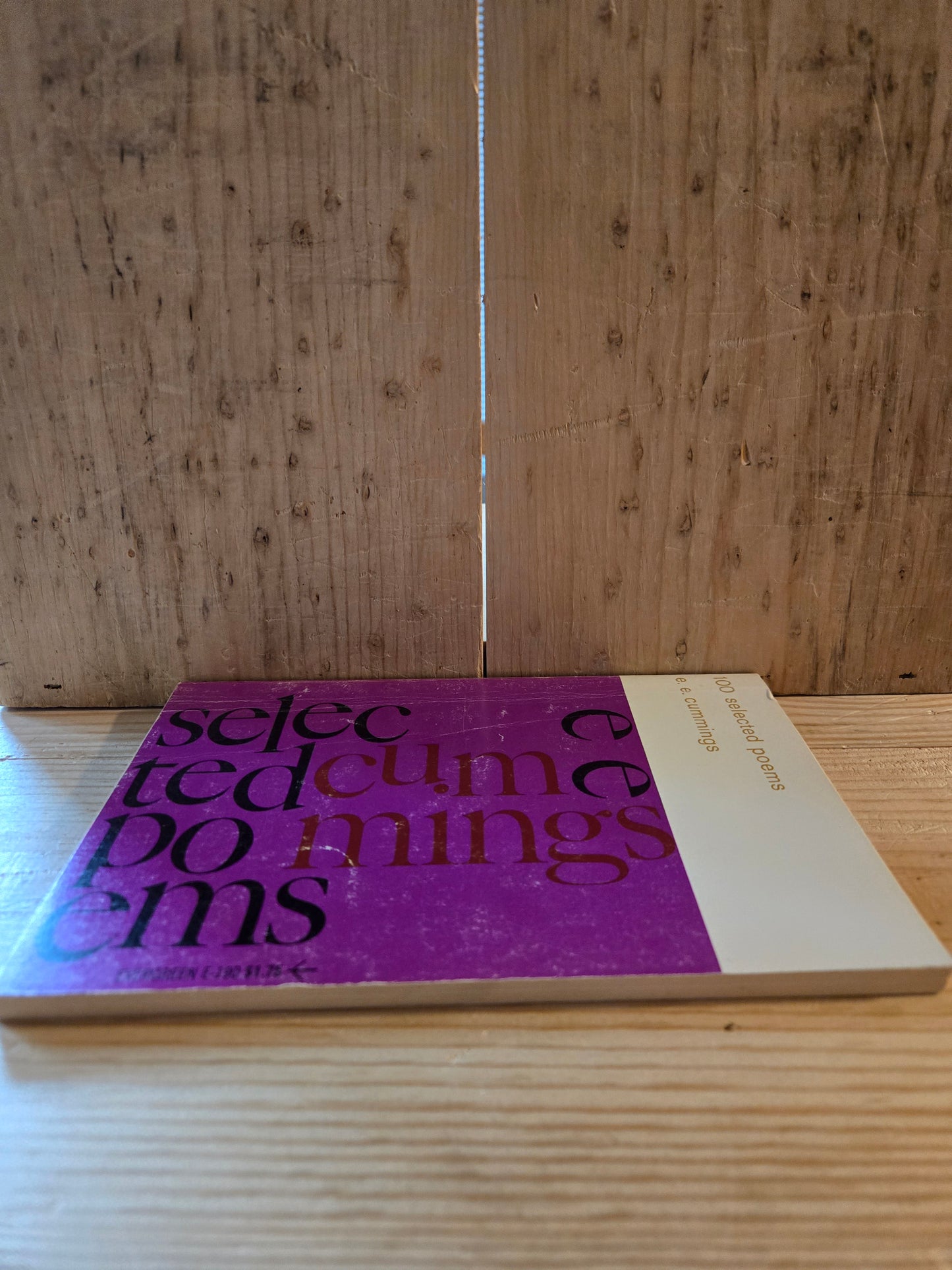 100 Selected Poems // e.e. cummings // 1960s // Vintage Paperback Poetry