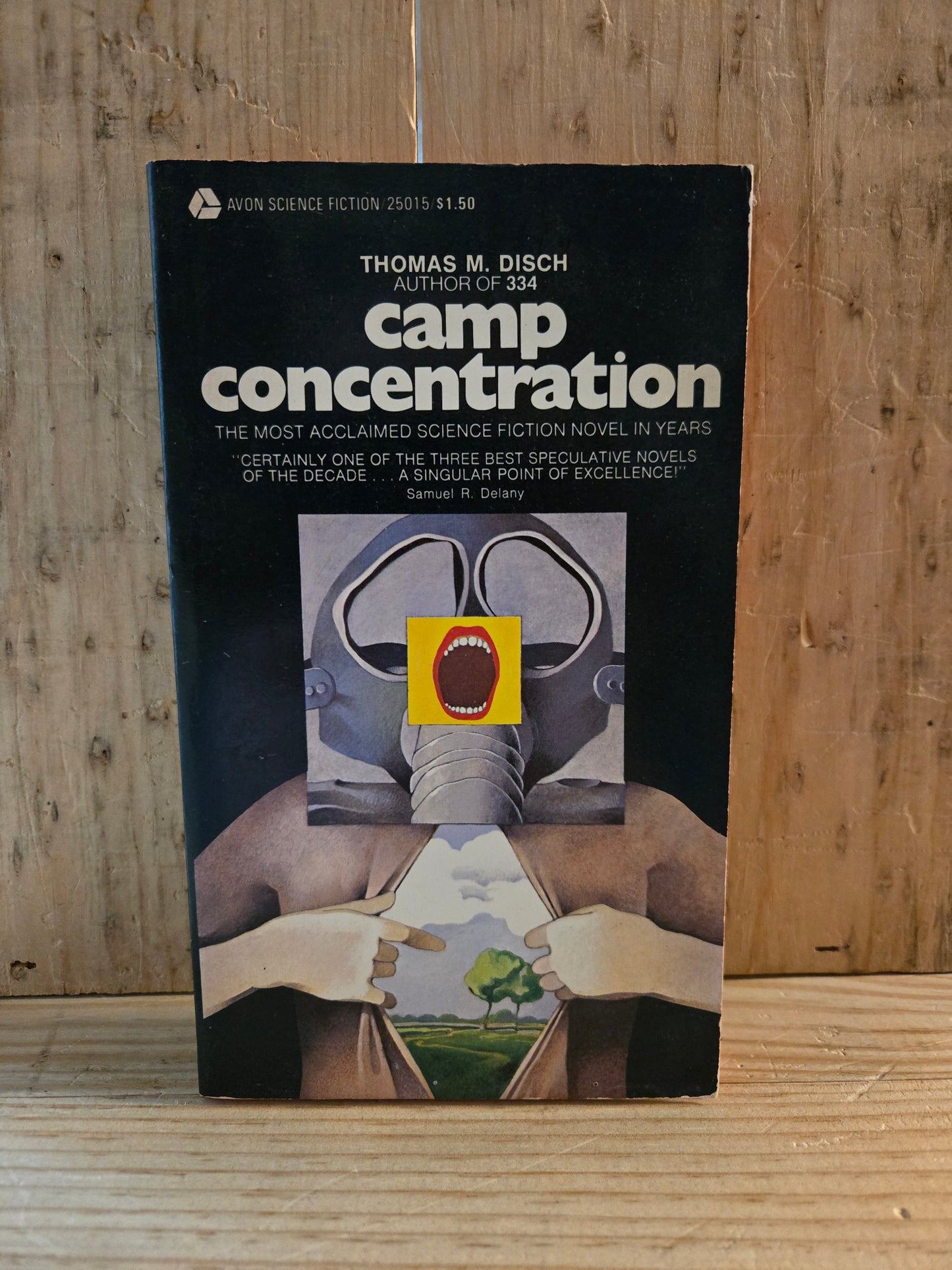 Camp Concentration // Thomas M. Disch // 2nd Printing 1972 // Vintage Paperback Sci-fi