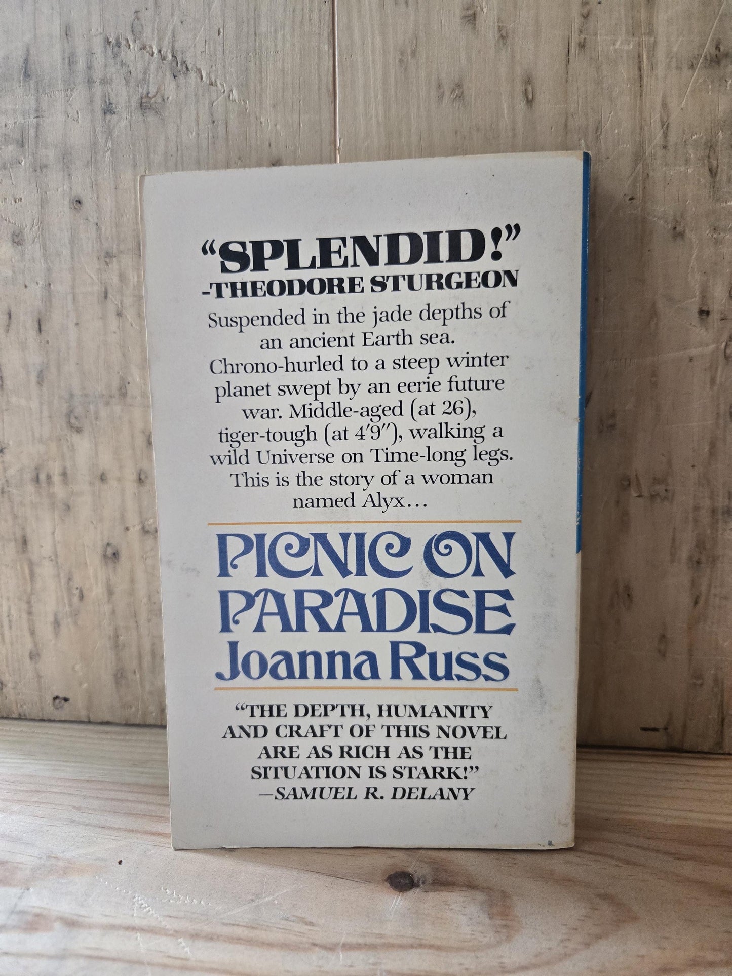 Picnic on Paradise // Joanna Russ // 1979 // Vintage Paperback Sci-fi