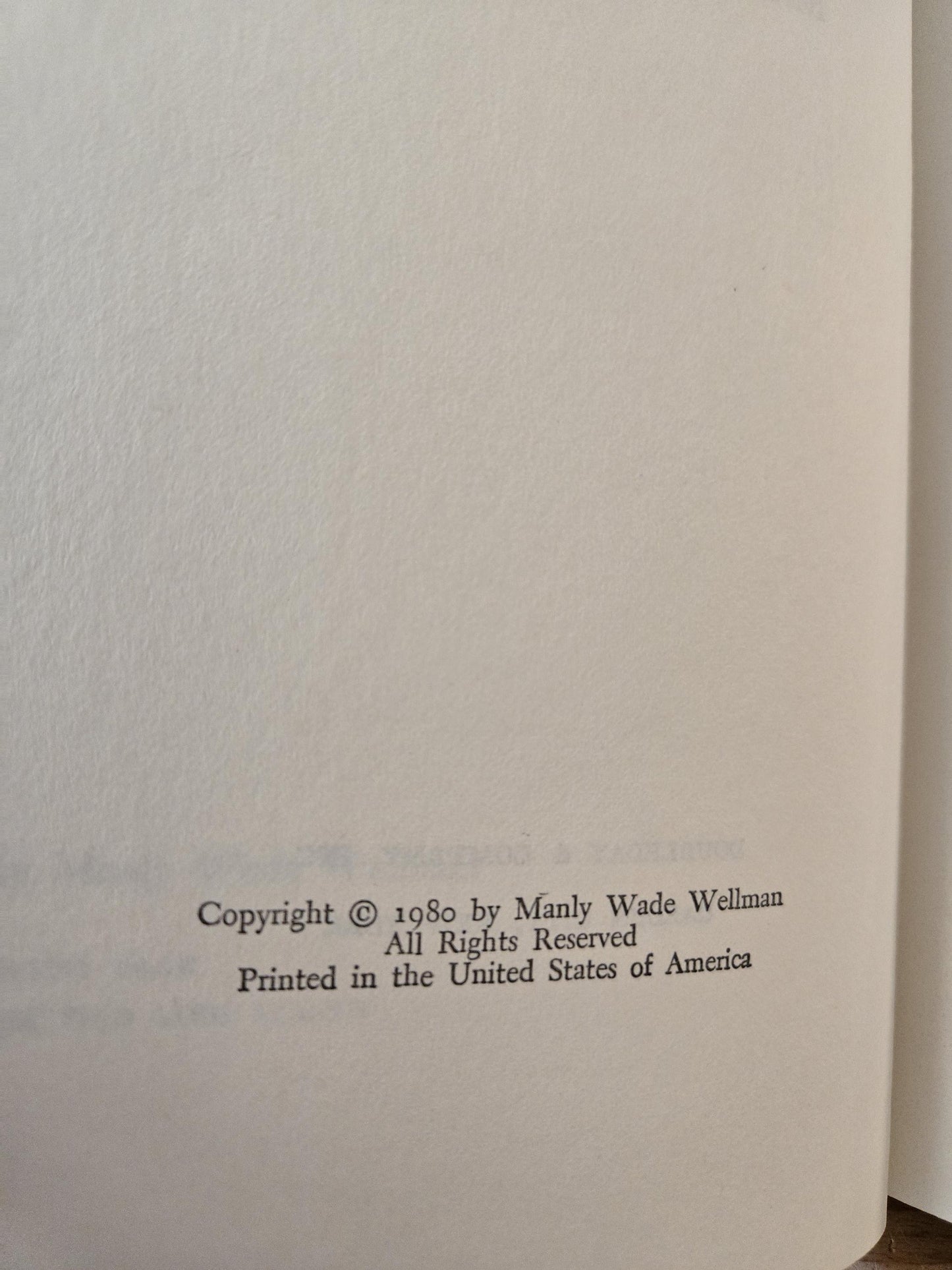 After Dark: A Novel of Silver John // Manly Wade Wellman // Book Club Edition 1980 // Vintage Hardcover Fantasy