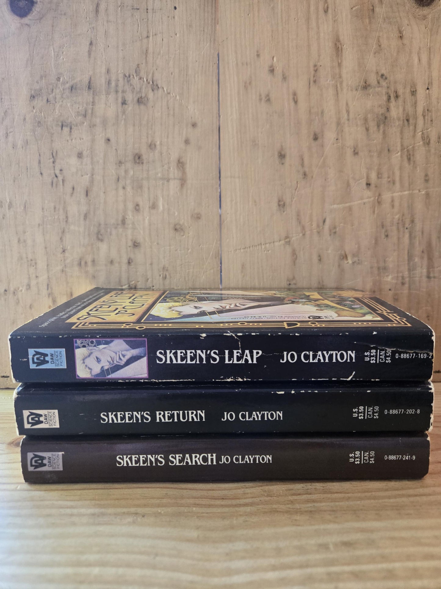 Skeen Trilogy (3 Book Lot) // Jo Clayton // 1980s // Vintage Paperback Sci-fi Fantasy