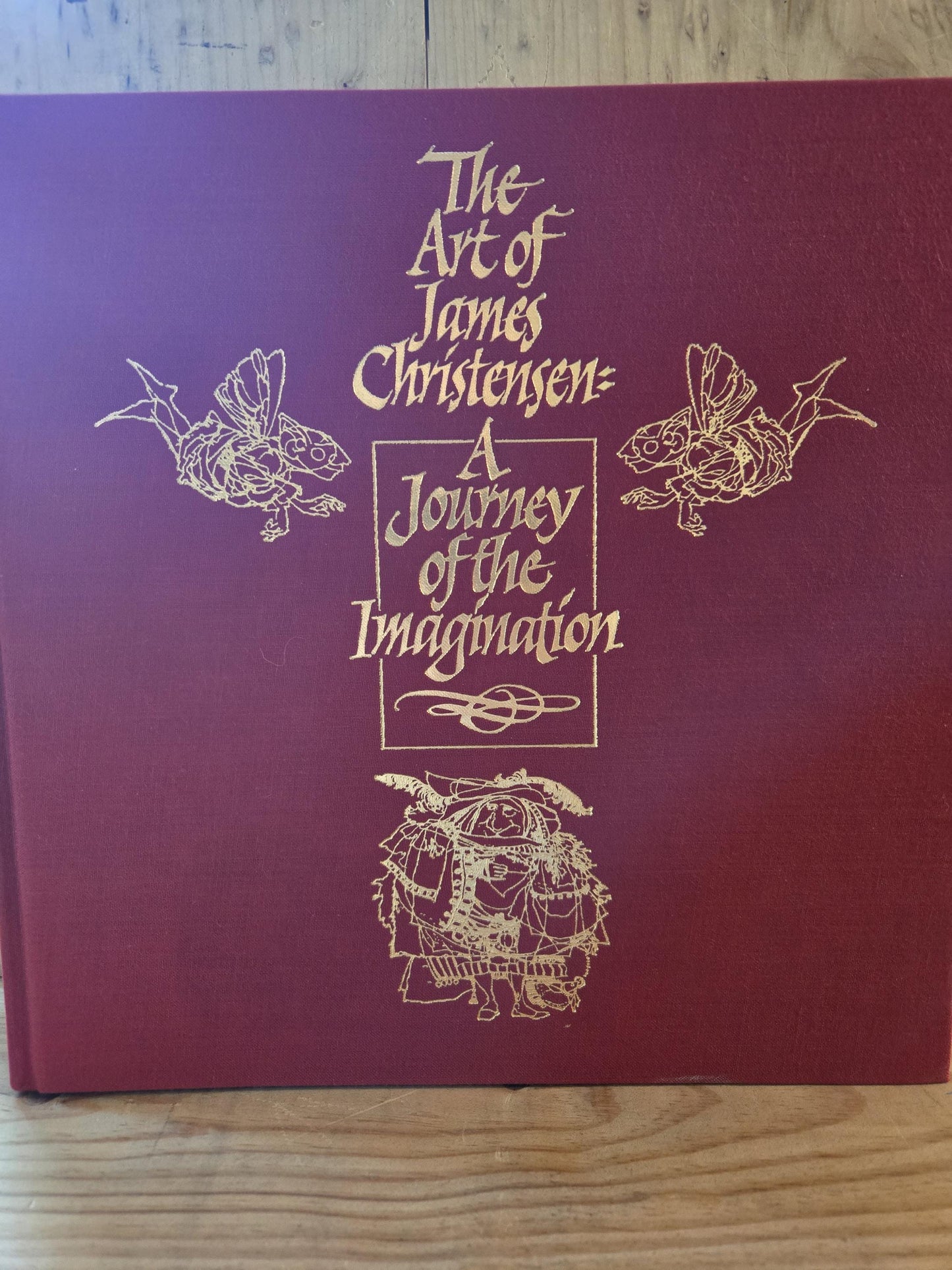 The Art of James Christensen: A Journey of the Imagination // 1st Edition 1st Printing 1994 // Vintage Hardcover