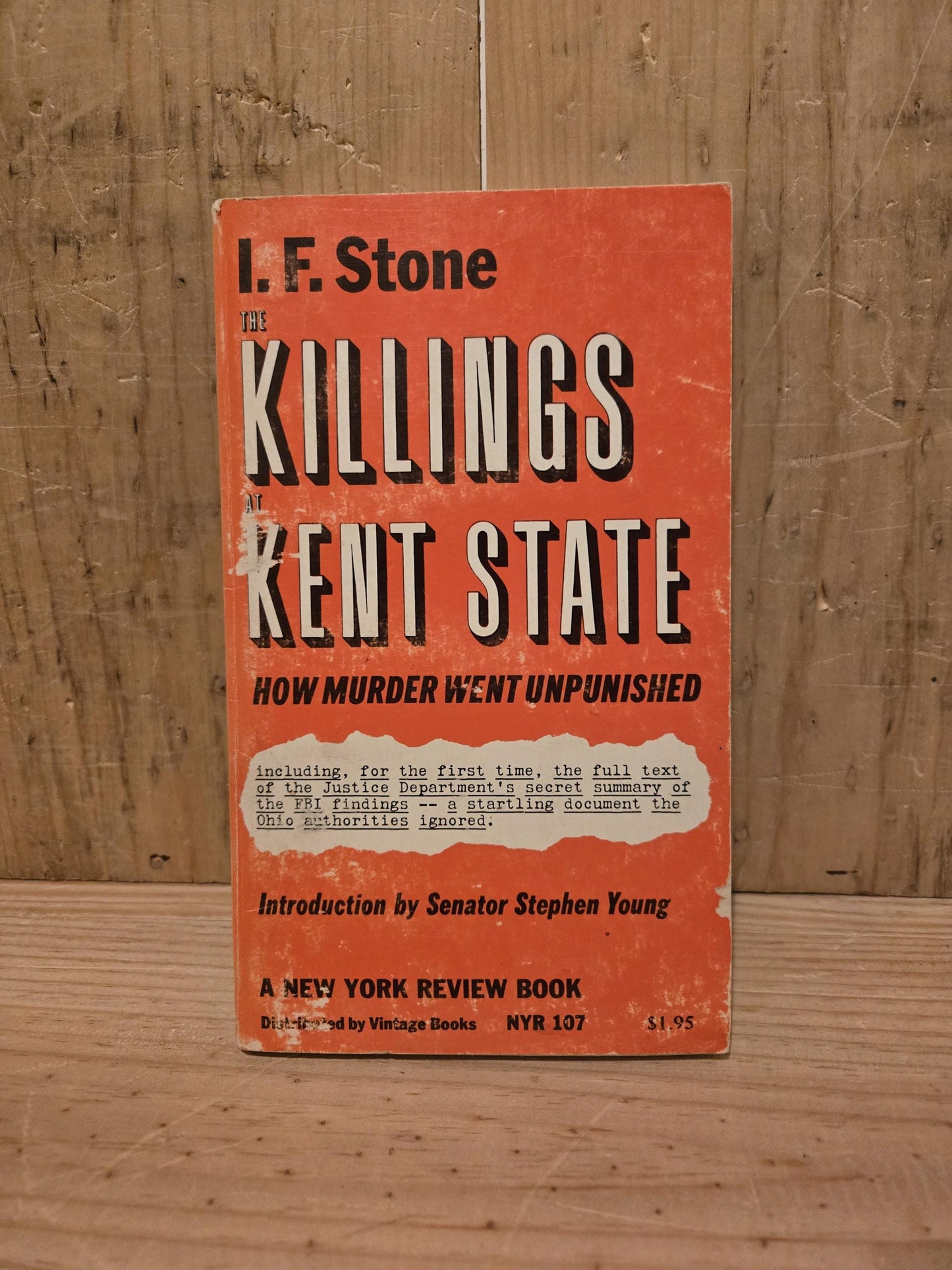 The Killings at Kent State // I.F. Stone // 1971 // Vintage Paperback History Politics