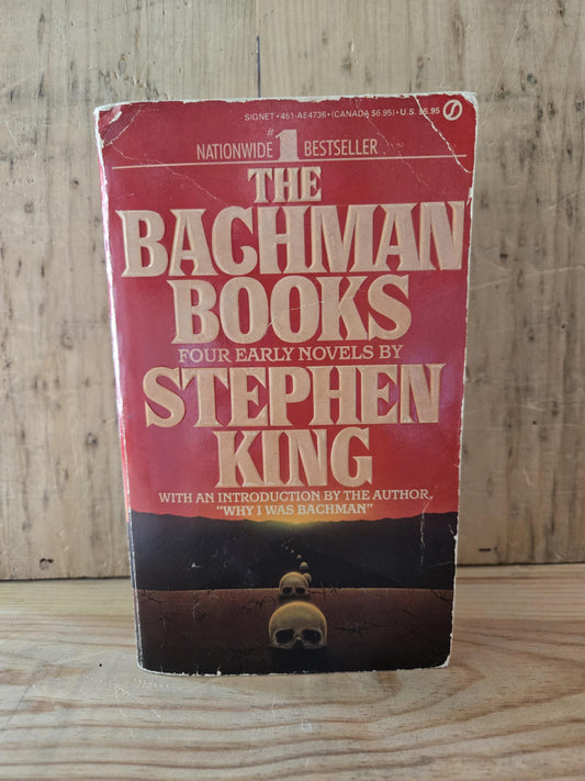 RARE OOP The Bachman Books // Stephen King // 1986 1st Printing Signet // Vintage Paperback Horror