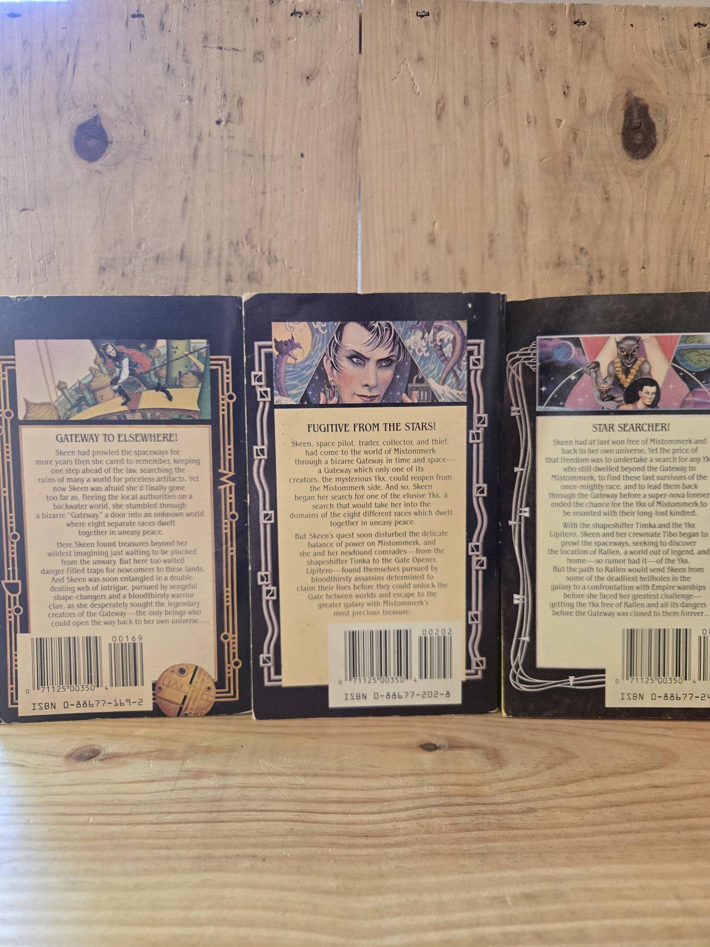 Skeen Trilogy (3 Book Lot) // Jo Clayton // 1980s // Vintage Paperback Sci-fi Fantasy