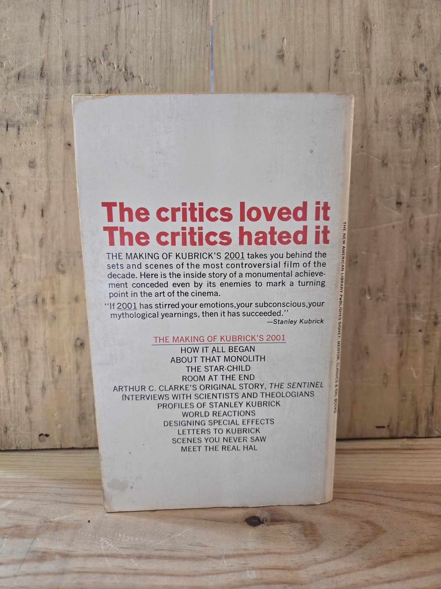 The Making of Kubrick's 2001 // Edited by Jerome Agel // 1970 // Vintage Paperback Sci-fi Movie Production