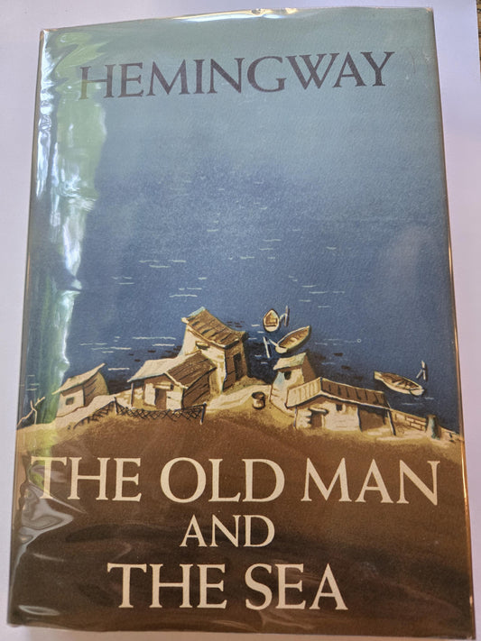The Old Man and the Sea // Ernest Hemingway // 1st Edition Later Printing 1950s // Vintage Hardcover