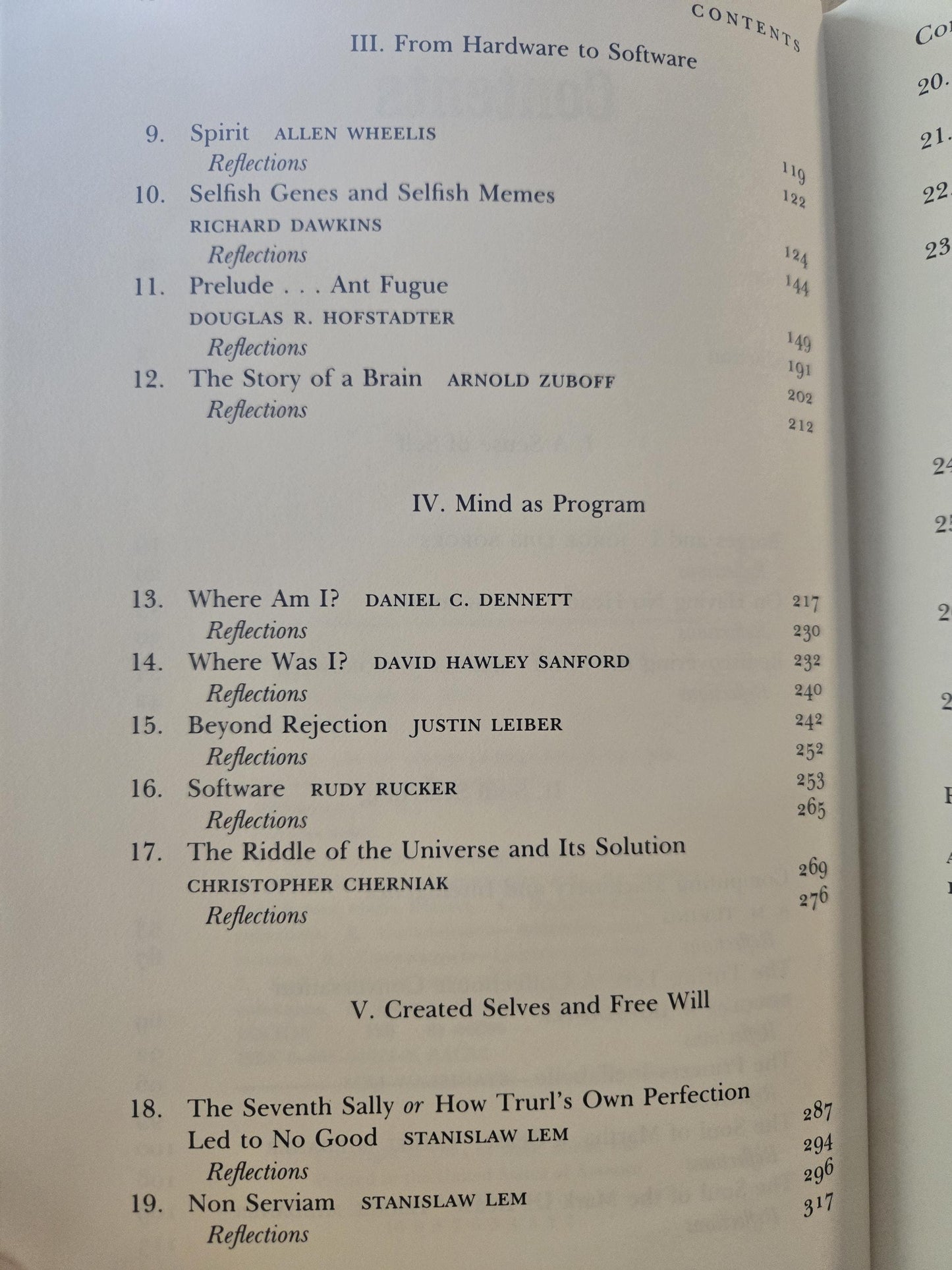 The Mind's I: Fantasies and Reflections on Self & Soul // Douglas R. Hofstadter and Daniel C. Dennett // 1st Print 1981 // Vintage Hardcover