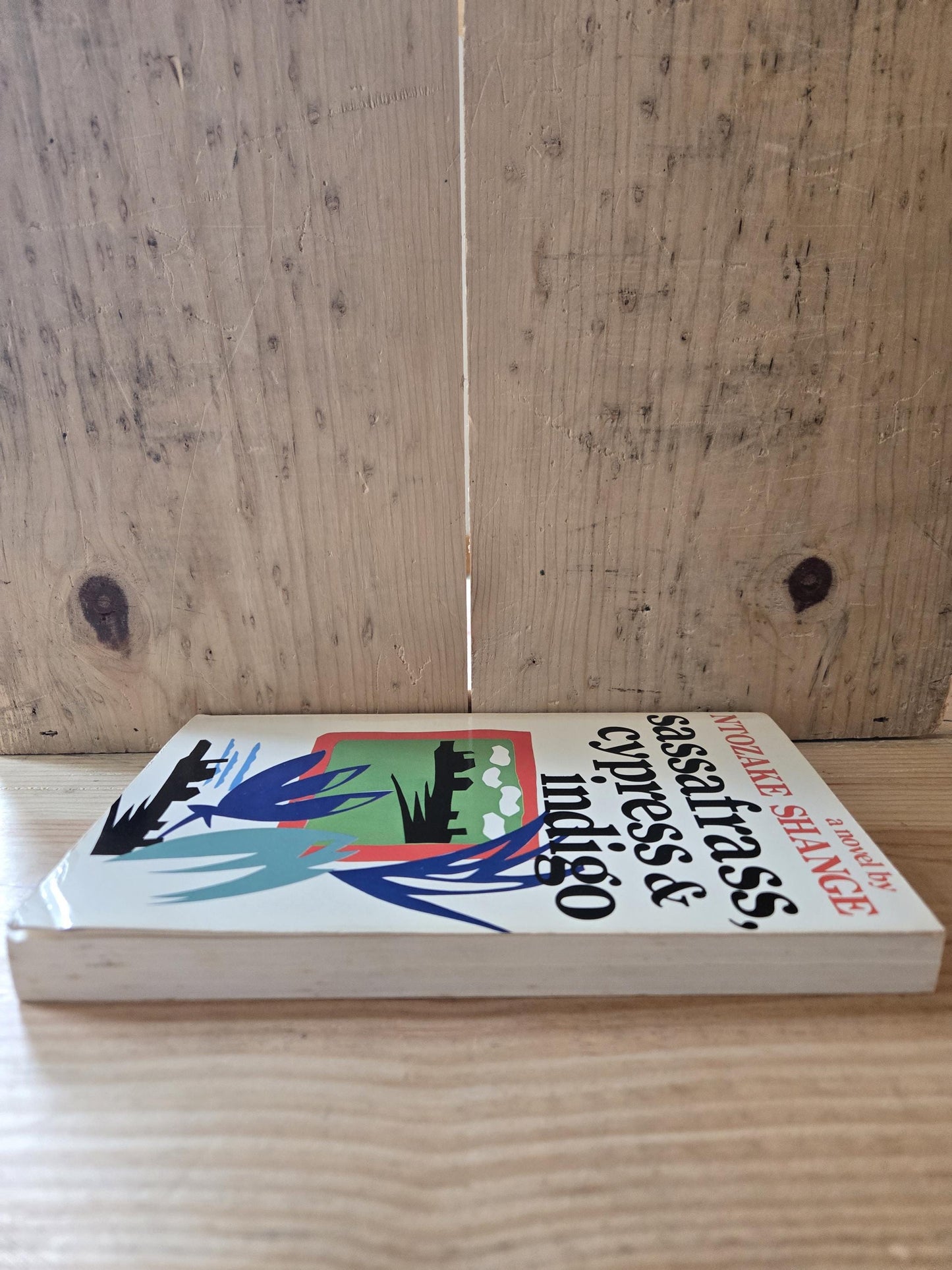 SIGNED Sassafrass, Cypress & Indigo // Ntozake Shange // 1st Paperback Printing 1982 // Vintage Paperback
