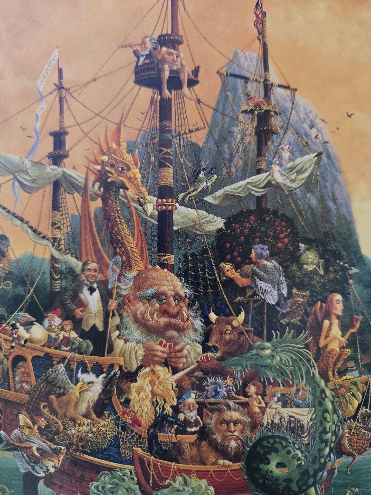 The Art of James Christensen: A Journey of the Imagination // 1st Edition 1st Printing 1994 // Vintage Hardcover