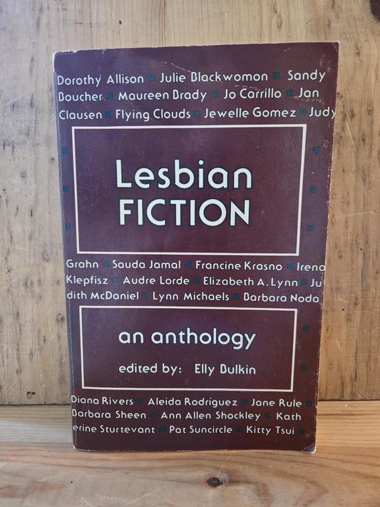 Lesbian Fiction: An Anthology // Edited by Elly Bulkin // 1st Edition 1st Printing Paperback 1981 // Vintage Paperback