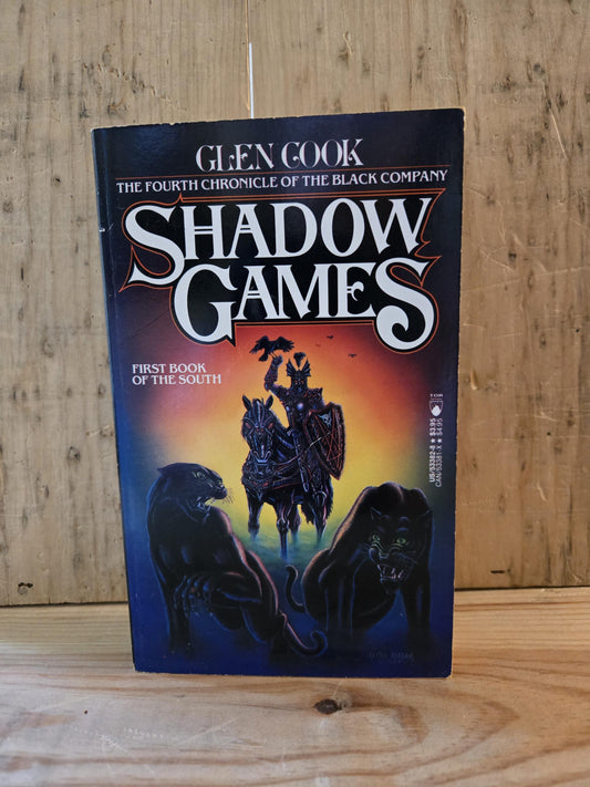 Shadow Games: Book #4 in The Black Company // Glen Cook // 1989 // Vintage Paperback Fantasy