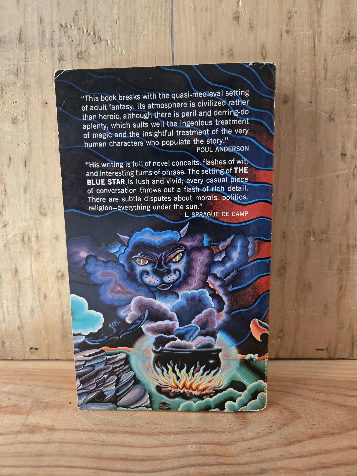 The Blue Star: The Tale of a Parallel World // Fletcher Pratt // 1969 // Vintage Paperback Fantasy