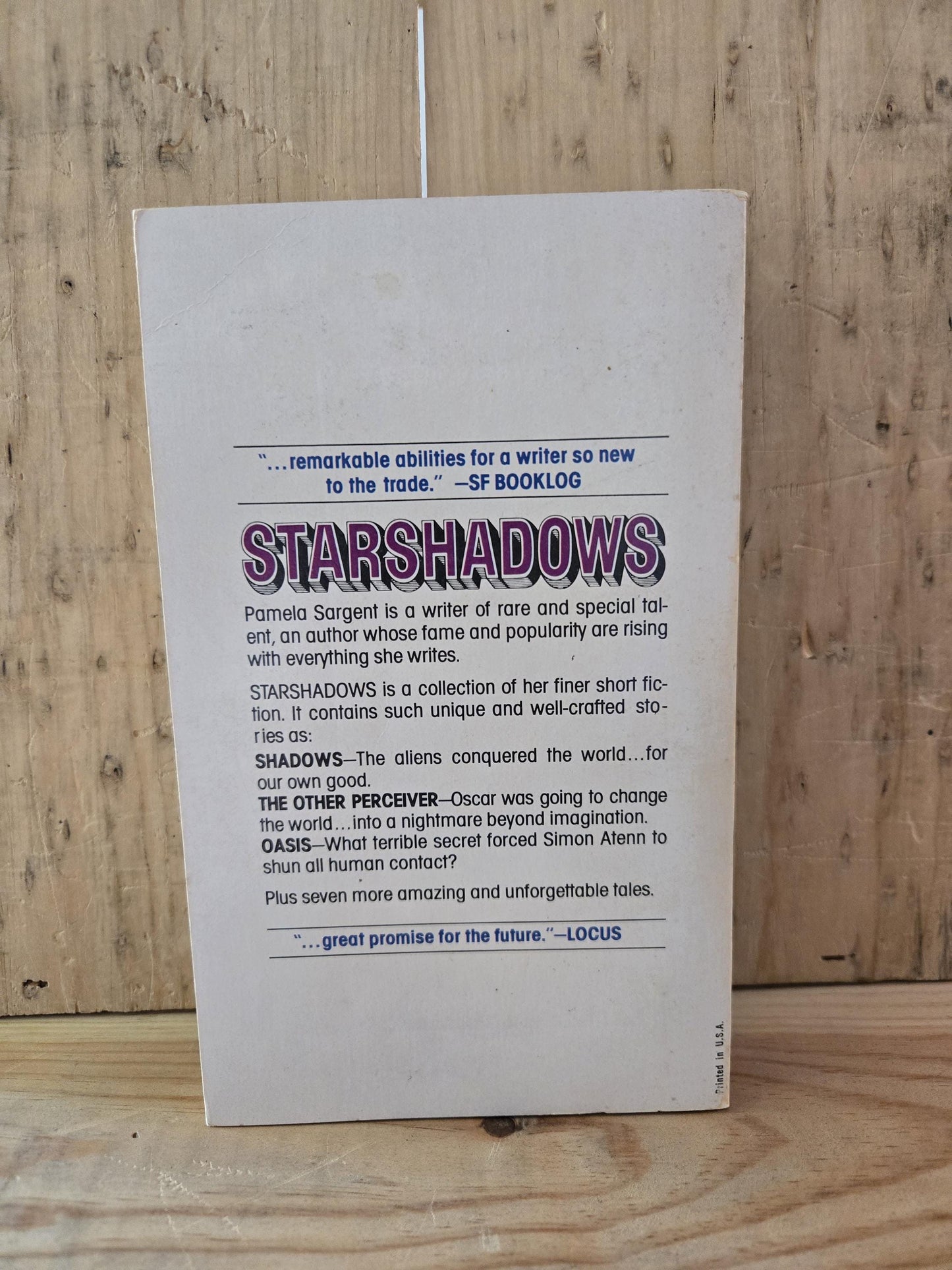 Starshadows // Pamela Sargent // 1977 // Vintage Paperback Sci-fi