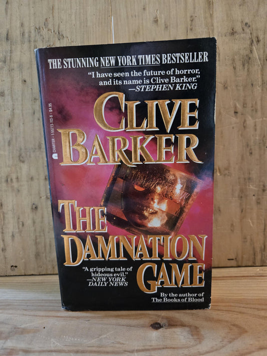 The Damnation Game // Clive Barker // 1988 // Vintage Paperback Horror Thriller