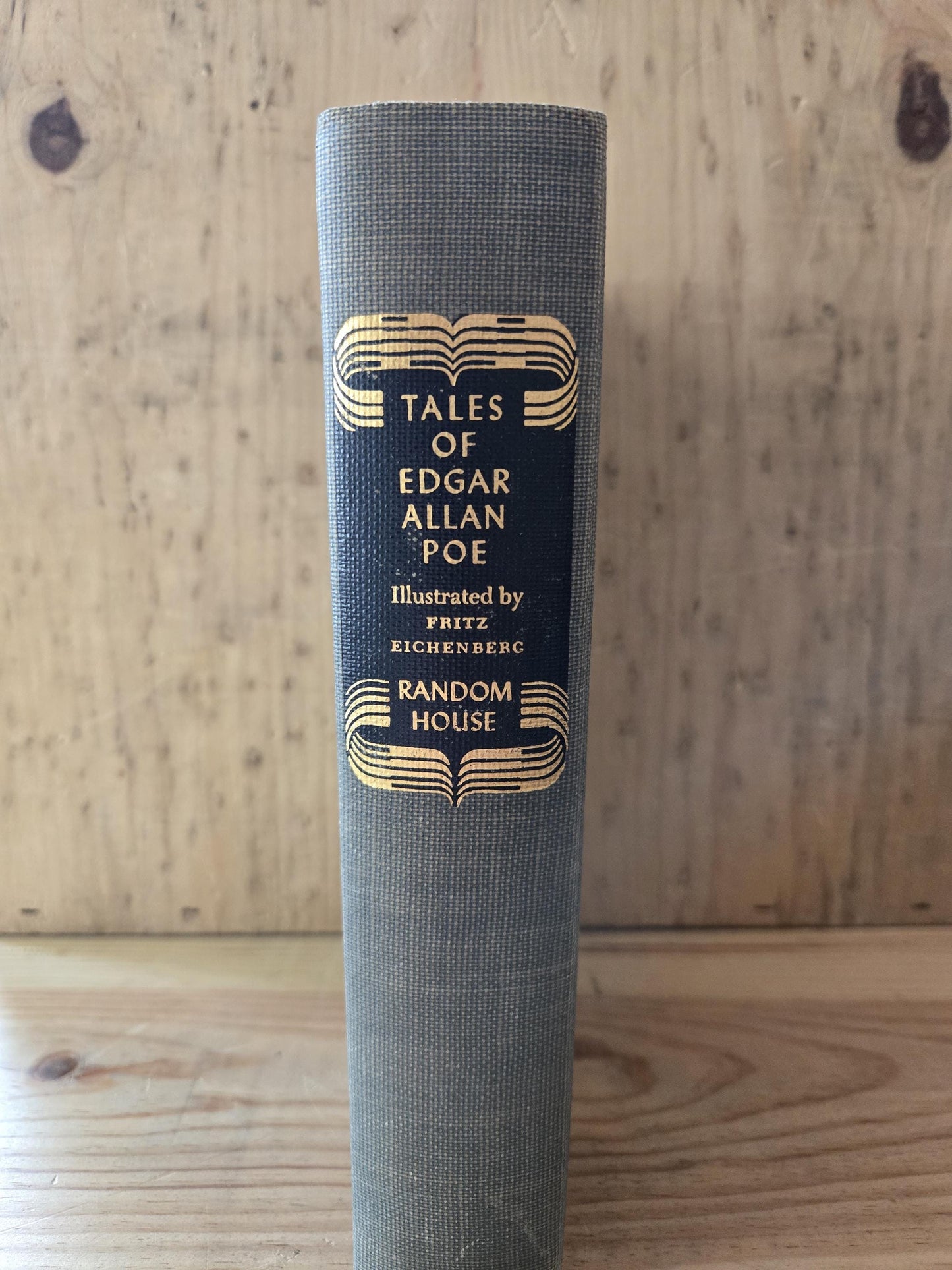 Tales of Edgar Allan Poe // 1944 Random House // Vintage Hardcover Horror Suspense Illustrated by Fritz Eichenberg