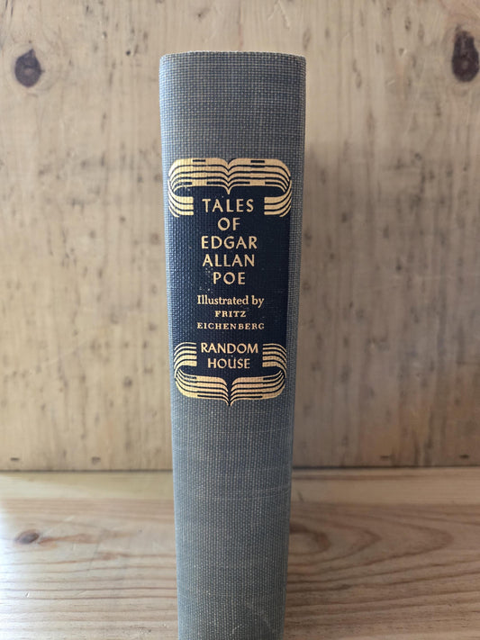 Tales of Edgar Allan Poe // 1944 Random House // Vintage Hardcover Horror Suspense Illustrated by Fritz Eichenberg