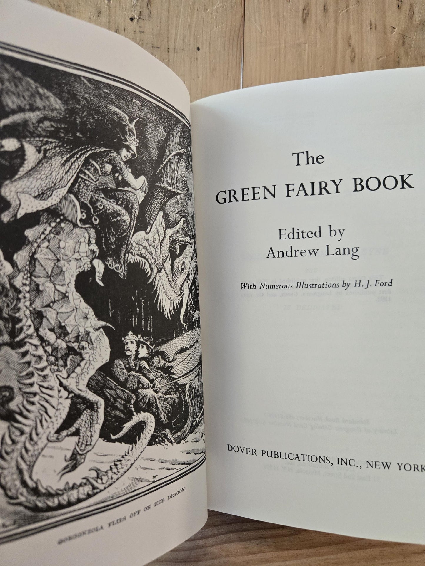 The Green Fairy Book // Edited by Andrew Lang // 1965 // Vintage Hardcover