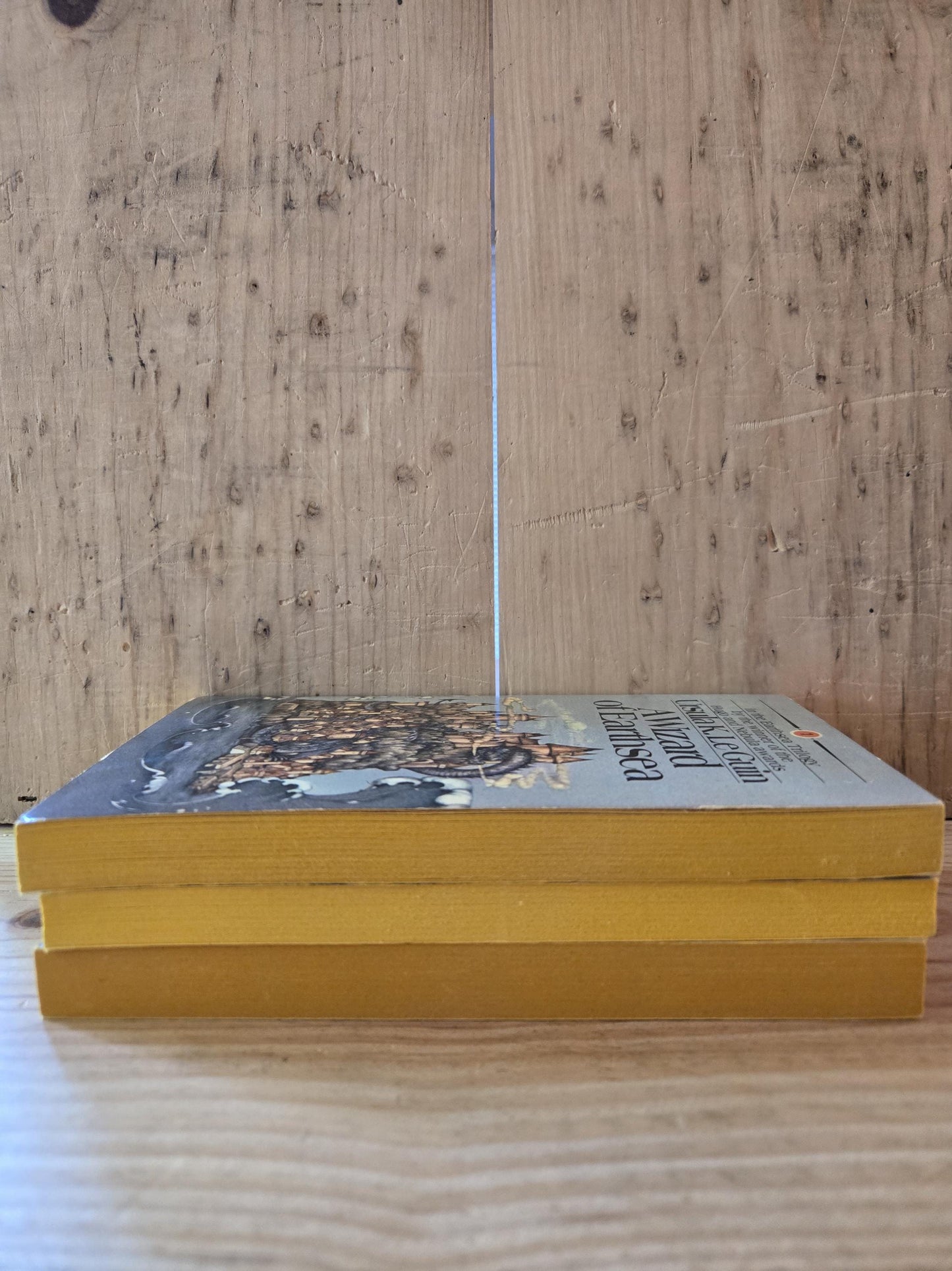 Earthsea Trilogy (3 Book Set) // Ursula K. Le Guin // 14th Printing Bantam 1981 // Vintage Paperback Fantasy