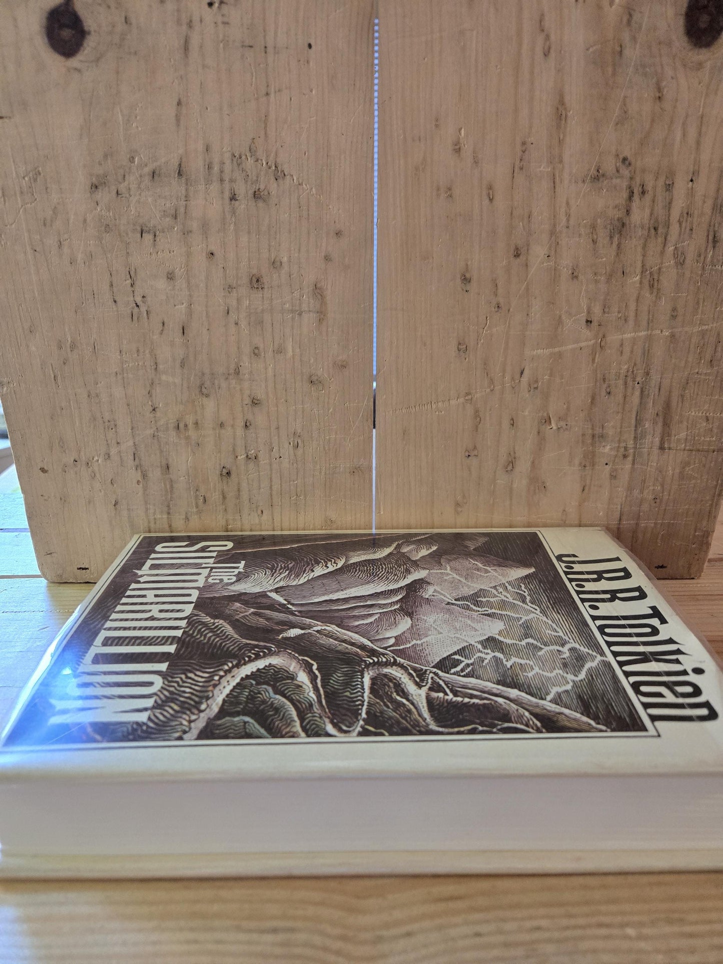 The Silmarillion // J.R.R. Tolkien // 1st American Edition 1st Printing 1977 // Vintage Hardcover with Map