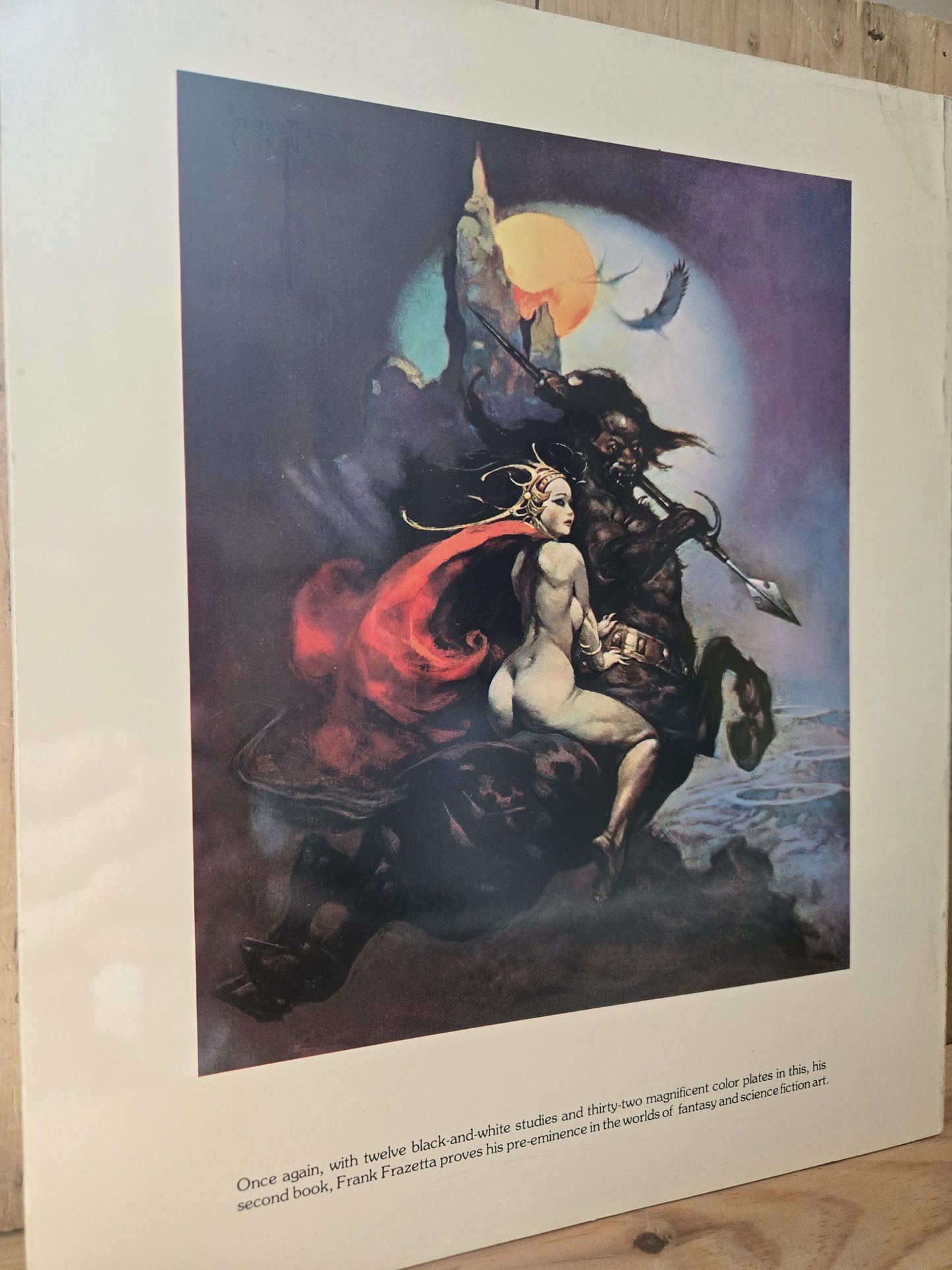 Frank Frazetta Art Books (2 Book Lot) // Edited by Betty Ballantine // 1970s // Vintage Paperback Fantasy Sci-fi Art