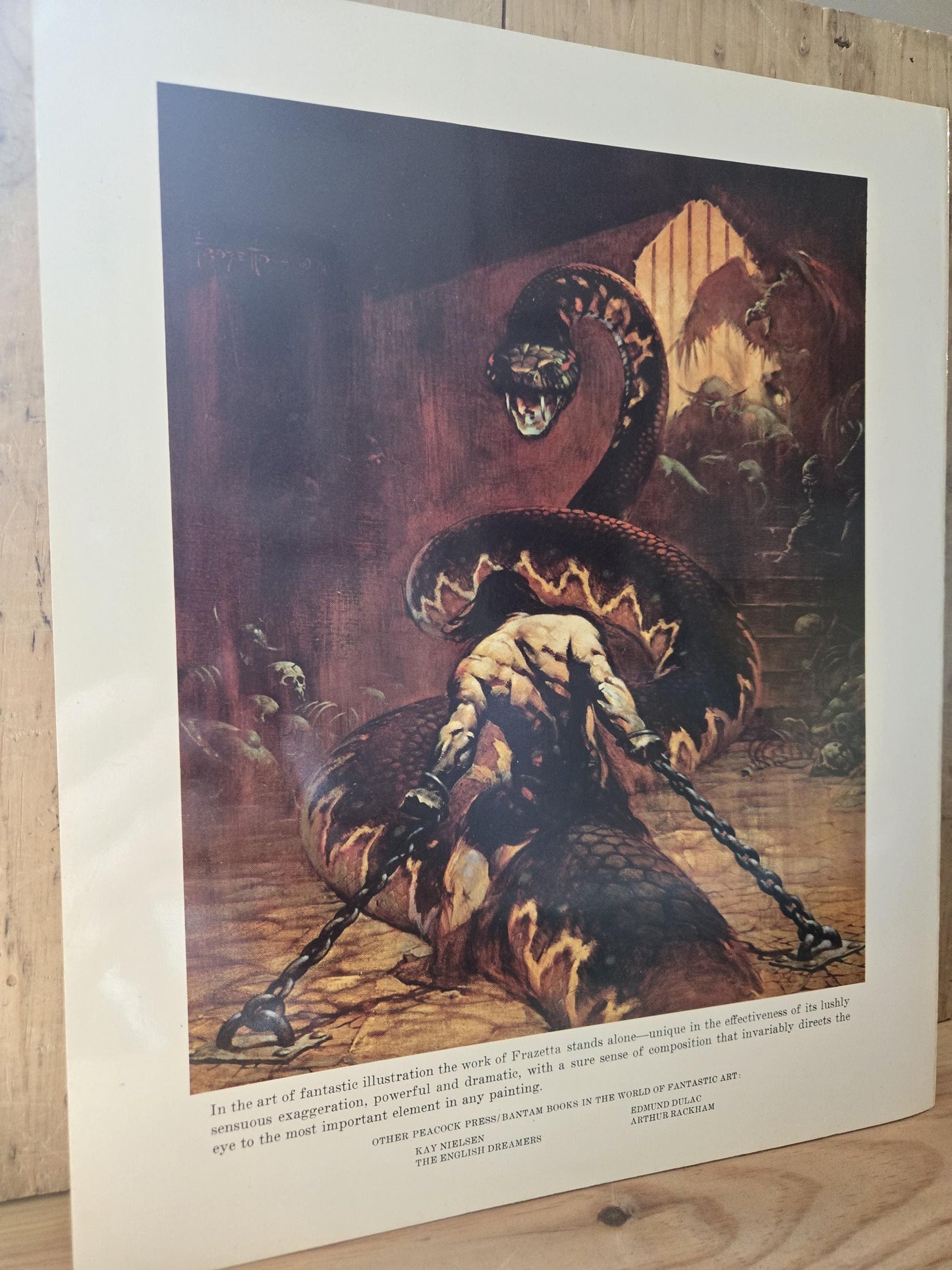 Frank Frazetta Art Books (2 Book Lot) // Edited by Betty Ballantine // 1970s // Vintage Paperback Fantasy Sci-fi Art