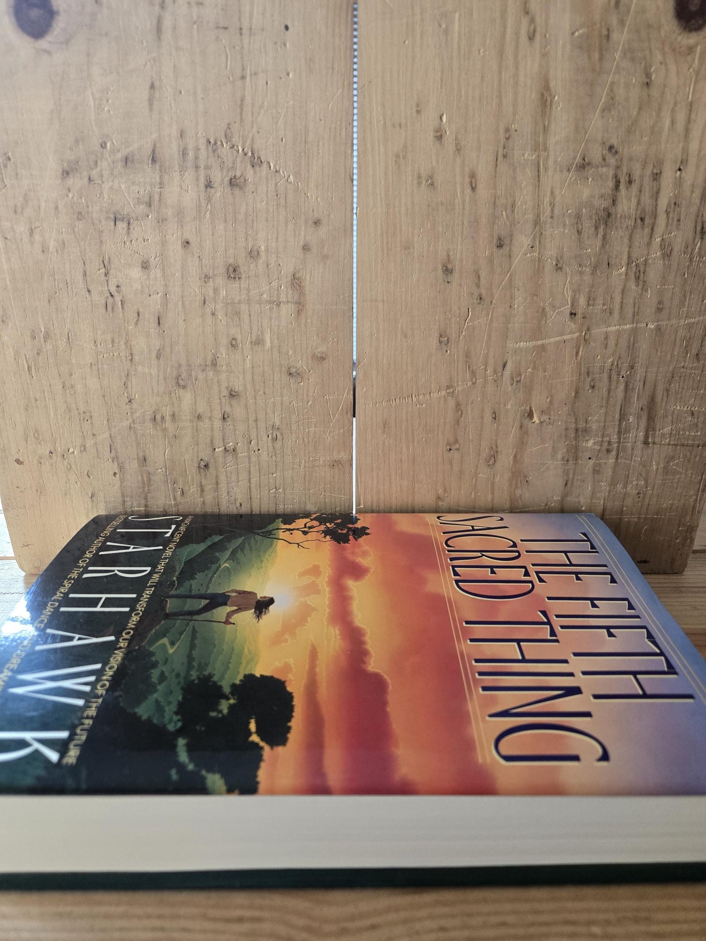 The Fifth Sacred Thing // Starhawk // 1st Edition 1st Printing 1993 // Vintage Hardcover Fantasy Post-Apocalyptic