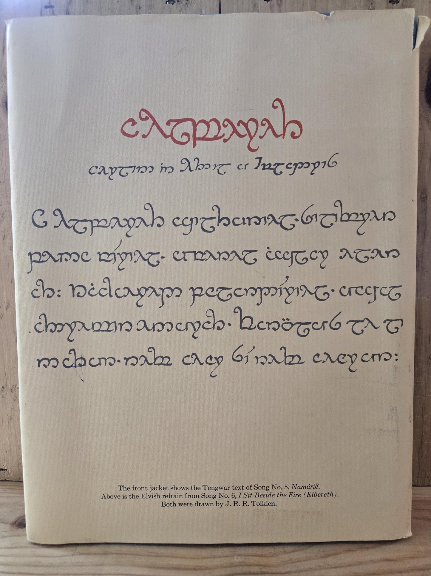 The Road Goes Ever On: A Song Cycle // Music by Donald Swann and Poems by J.R.R. Tolkien // 1968 // Vintage Hardcover Book