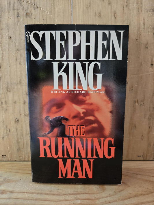 The Running Man // Stephen King // 17th Printing 1982 // Vintage Paperback Horror Thriller Dystopian