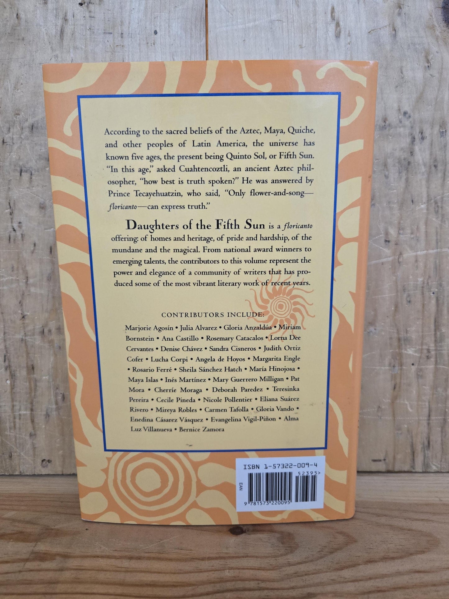 Daughters of the Fifth Sun: A Collection of Latina Fiction and Poetry // Edited by Bryce Milligan // 1st Printing 1995 // Vintage Hardcover