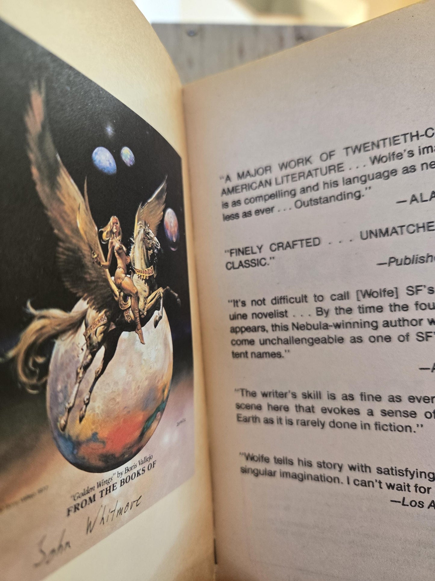 The Sword of the Lictor (Volume 3 of The Book of the New Sun) // Gene Wolfe // 1982 // Vintage Paperback Fantasy