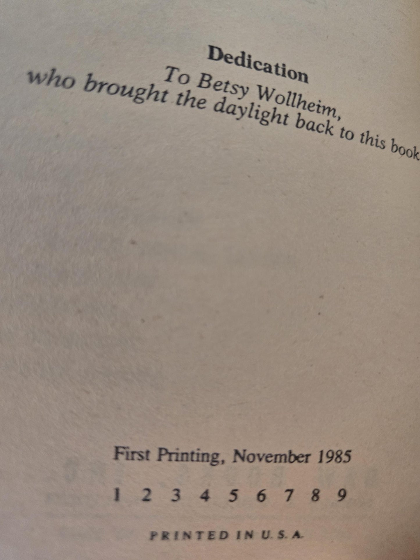 Days of Grass // Tanith Lee // 1st DAW Printing 1985 // Vintage Paperback Sci-fi